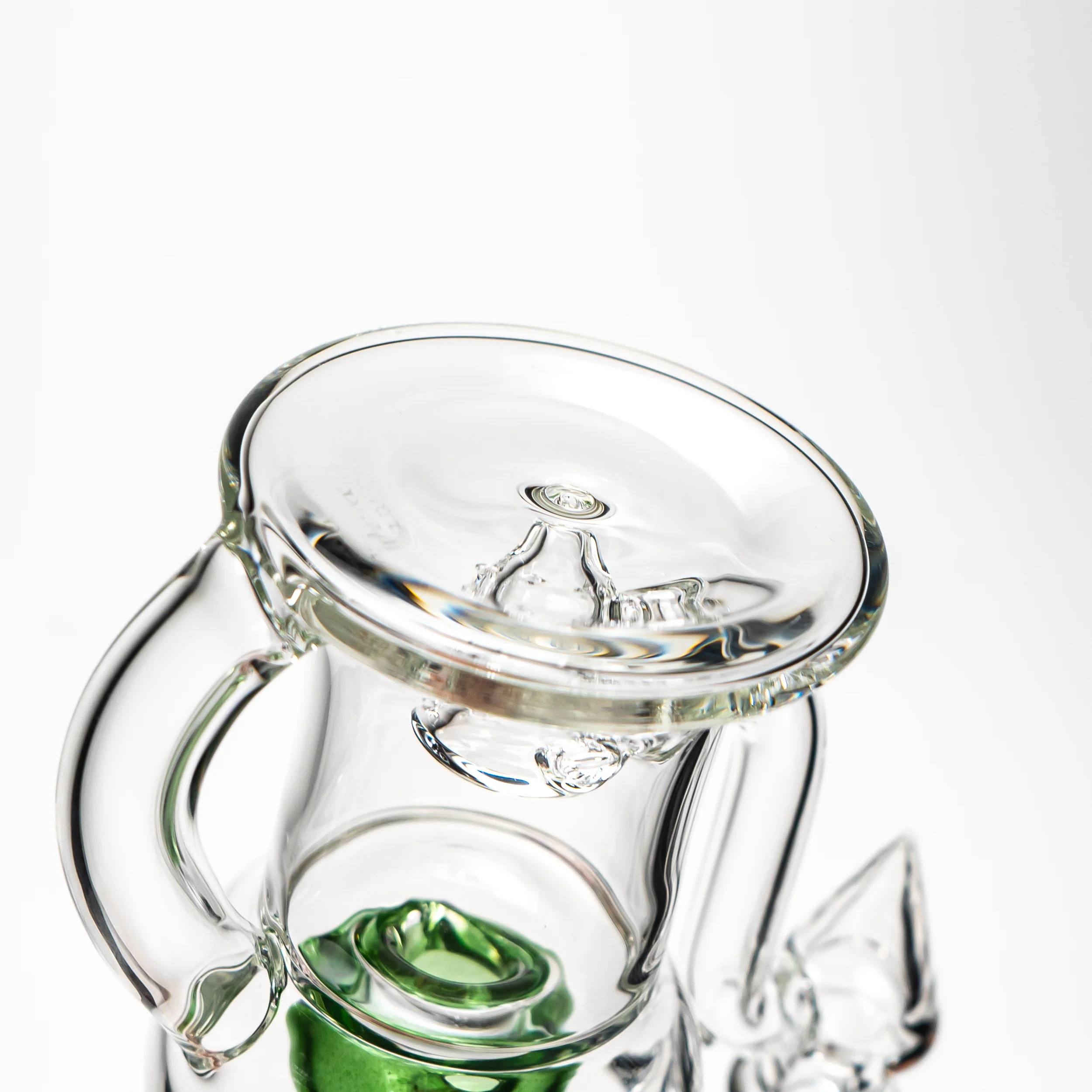 Tube Sock Glass Hustle - Brain Bubbler - Green Stardust Accent - Image 8