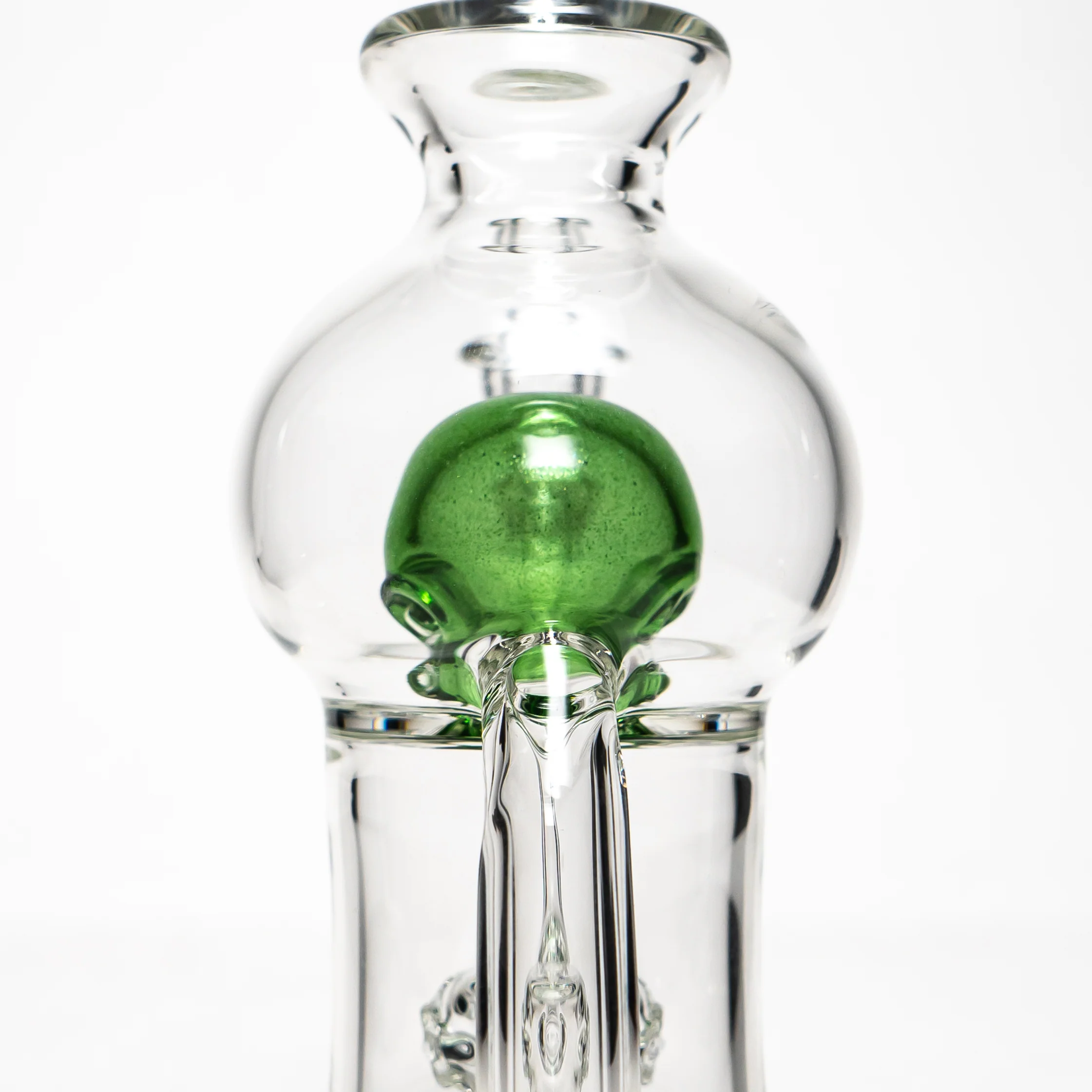 Tube Sock Glass Hustle - Brain Bubbler - Green Stardust Accent - Image 9
