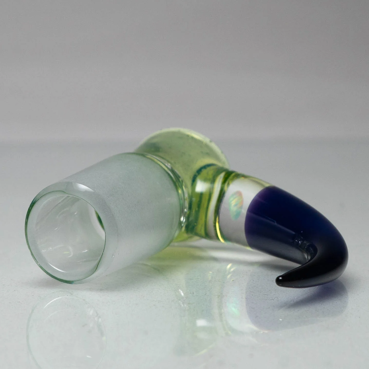 Unity Glassworks - 4 Hole Opal Horn Slide - 18mm - Sea Slyme & Royal Jelly - Image 3