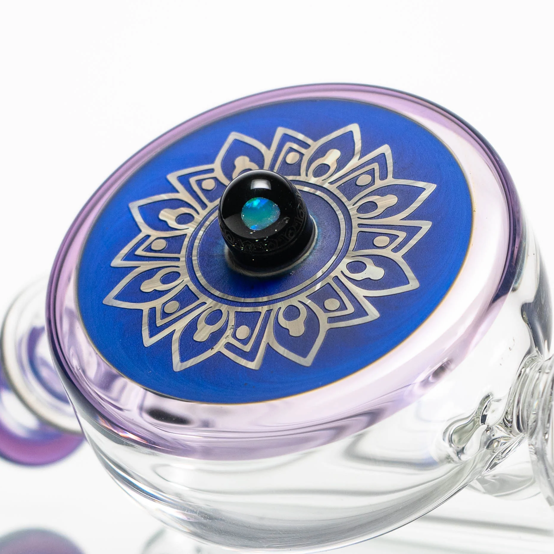Unity Glassworks - Coldworked Puffco Peak Attachment - Royal Jelly - Image 3