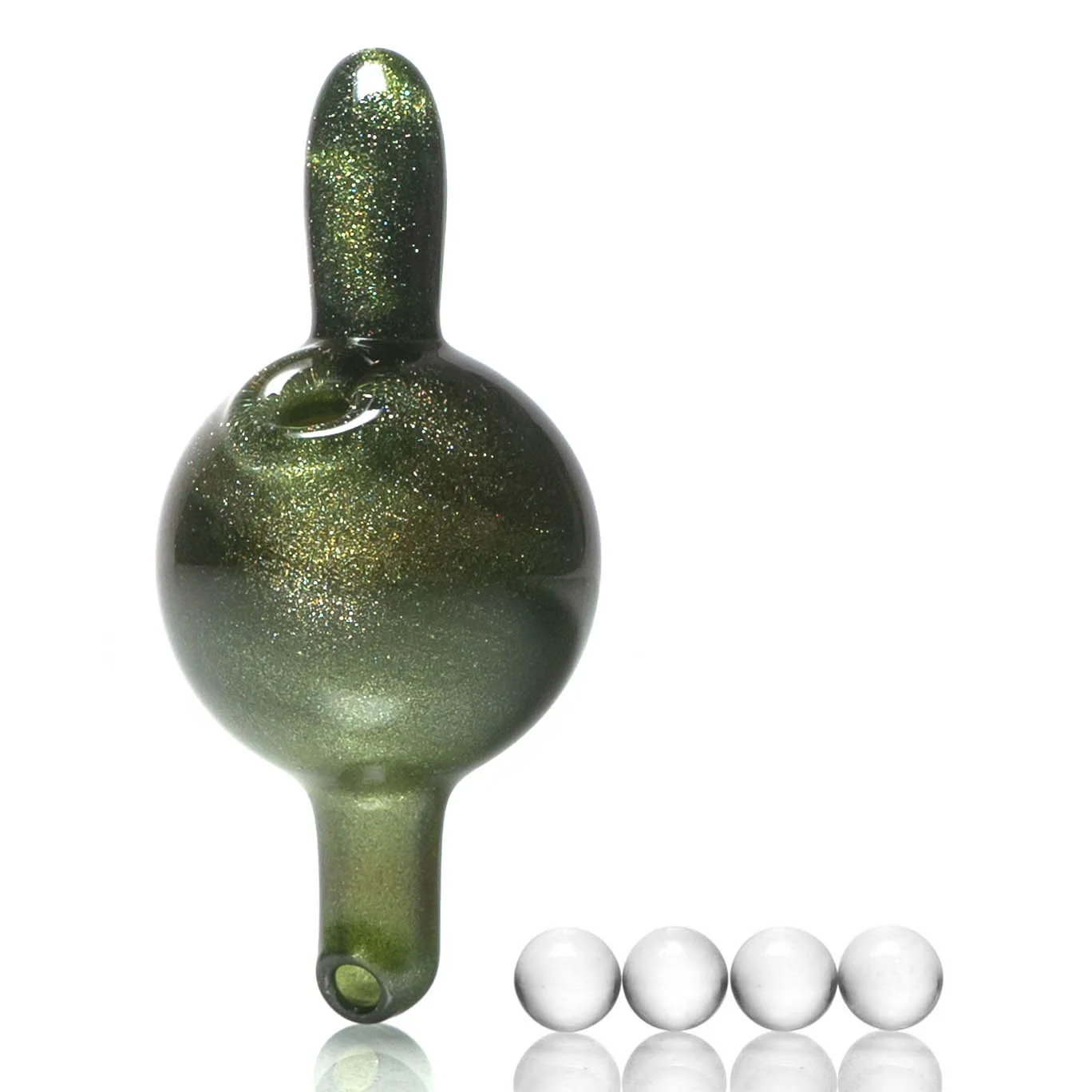 Unity Glassworks - Directional Bubble Cap - Metal Fleck
