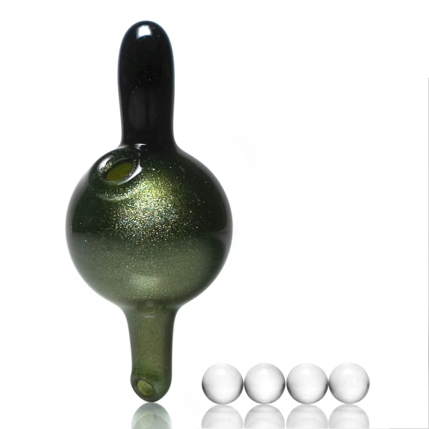 Unity Glassworks - Directional Bubble Cap - Metal Fleck & Galaxy