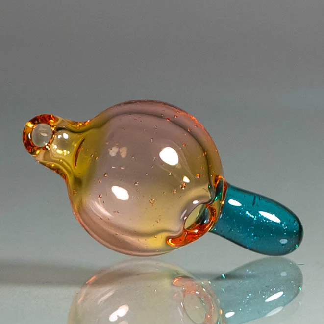 Unity Glassworks - Puffco Peak/ Carta Bubble Cap - CFL Terps & Blue Stardust - Image 2