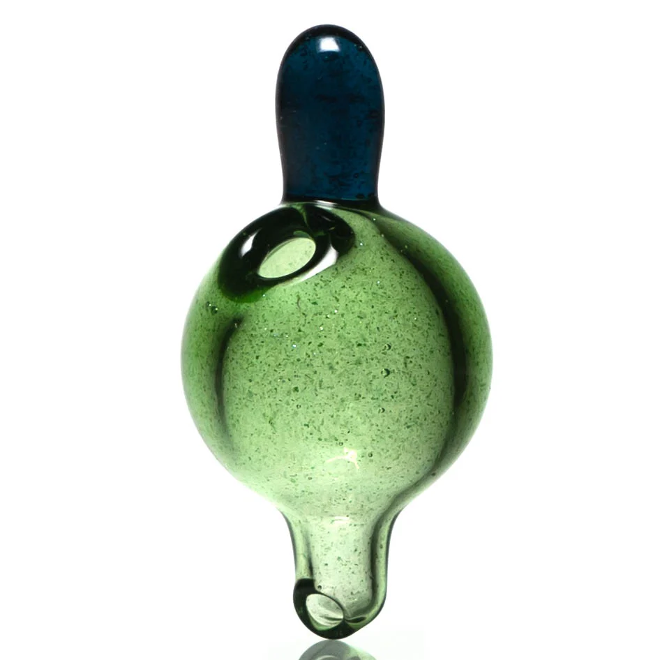 Unity Glassworks - Puffco Peak/ Carta Bubble Cap - Green & Blue Stardust