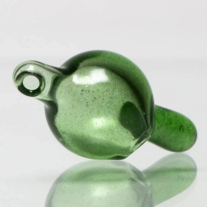 Unity Glassworks - Puffco Peak/ Carta Bubble Cap - Green Stardust - Image 2