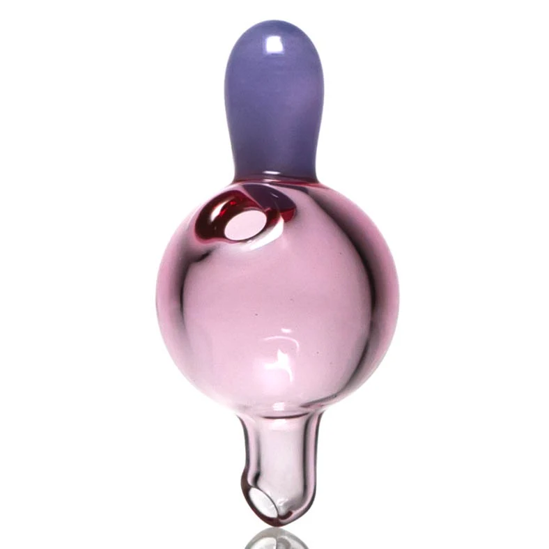 Unity Glassworks - Puffco Peak/ Carta Bubble Cap - Karmaline & Purple Satin