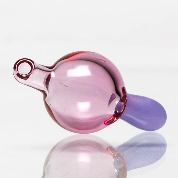 Unity Glassworks - Puffco Peak/ Carta Bubble Cap - Karmaline & Purple Satin - Image 2