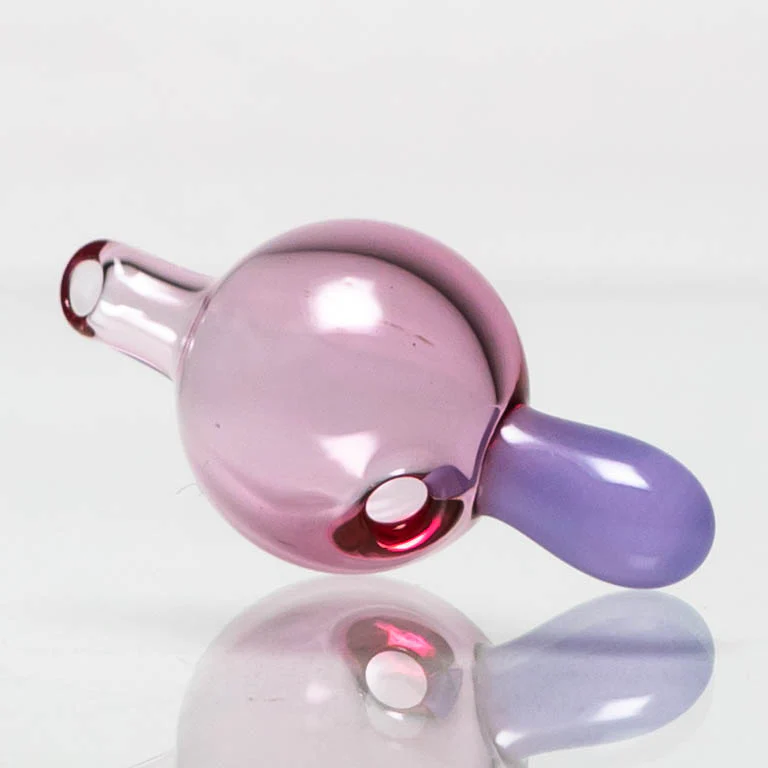 Unity Glassworks - Puffco Peak/ Carta Bubble Cap - Karmaline & Purple Satin - Image 3
