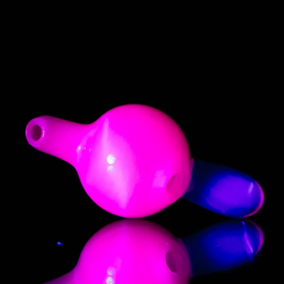 Unity Glassworks - Puffco Peak/ Carta Bubble Cap - UV White Satin & Lucid - Image 2