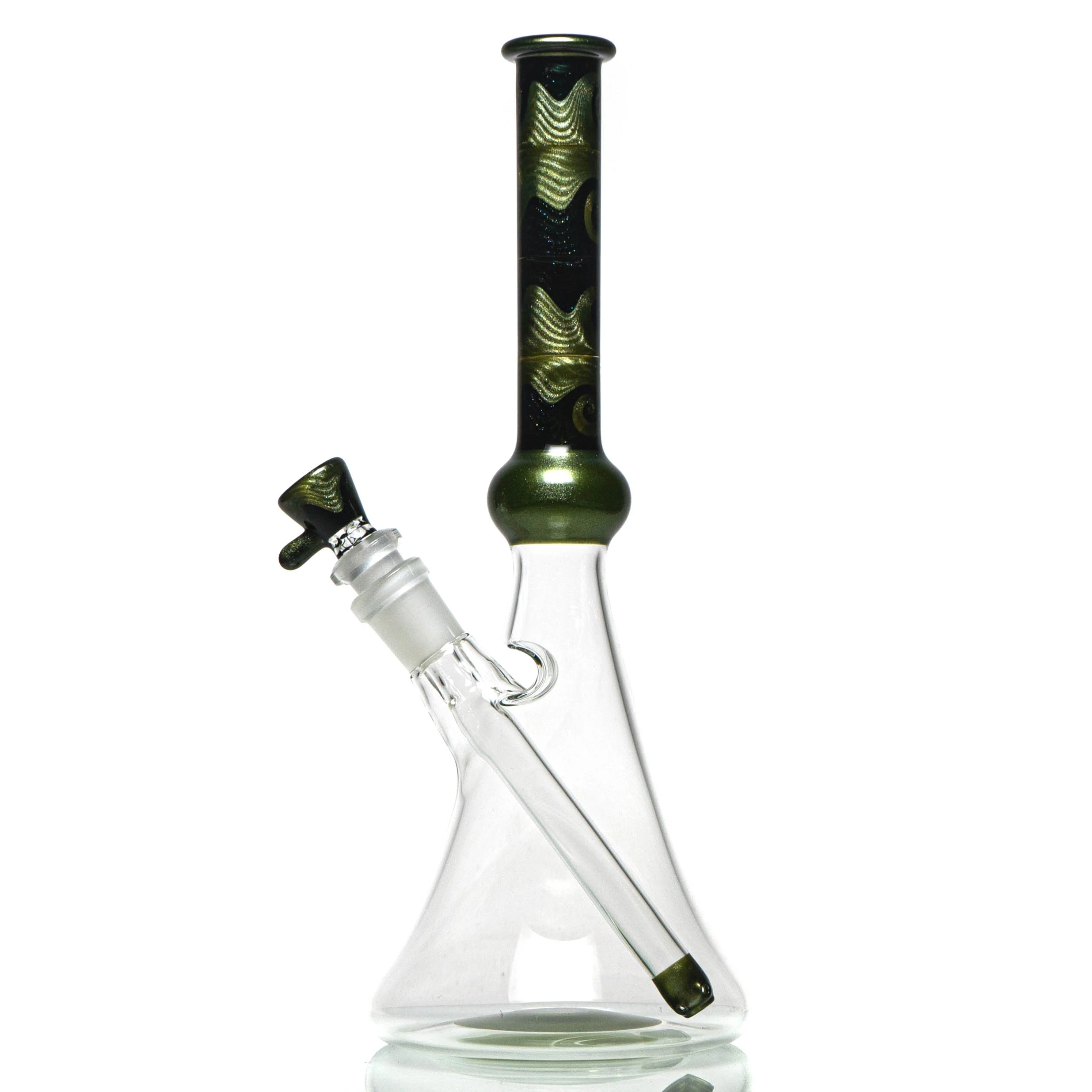Unity Glassworks - Worked Beaker - Metal Fleck & Galaxy - Image 2