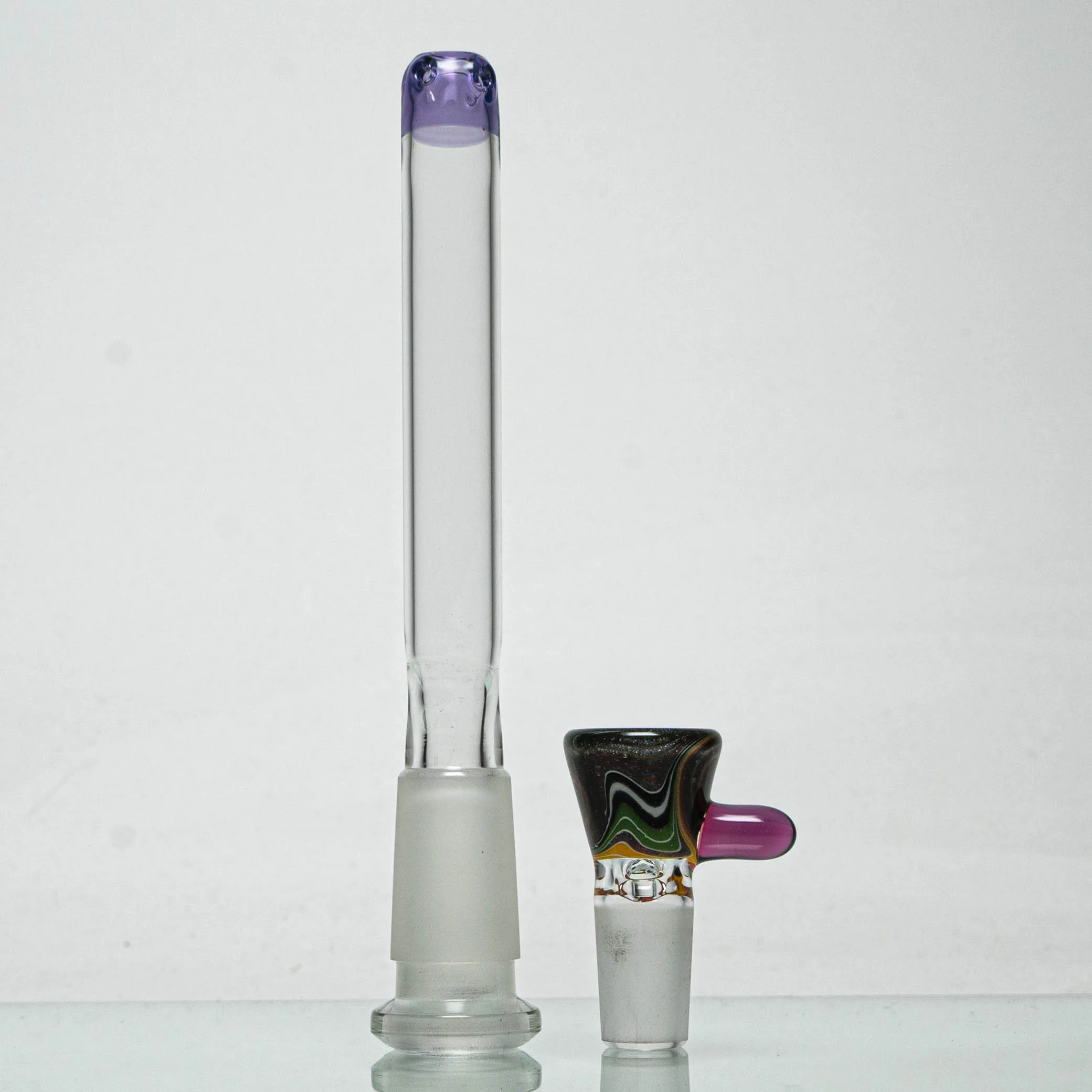 Unity Glassworks - Worked Beaker - Rasta Wool & Royal Jelly - Image 5