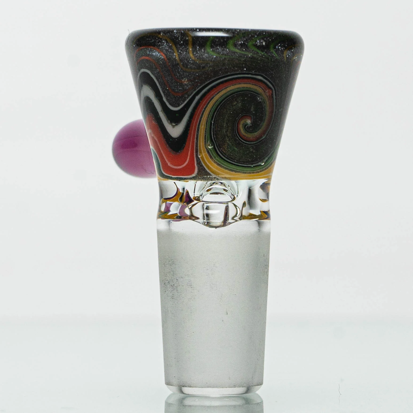 Unity Glassworks - Worked Beaker - Rasta Wool & Royal Jelly - Image 8