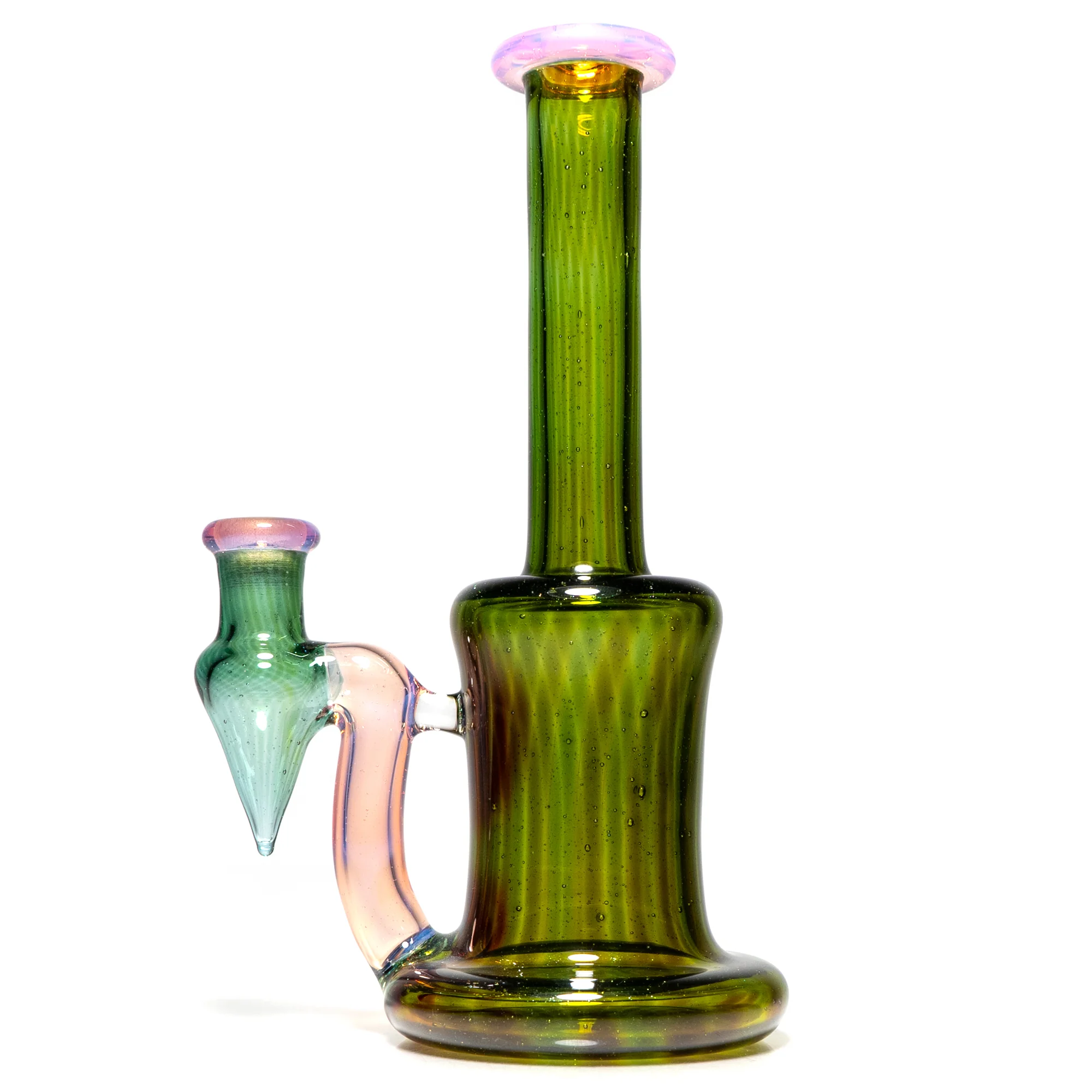 Unity Glassworks - Fixed Mini Tube - 10mm - IO Star & CFL Sunset Slyme - Image 3