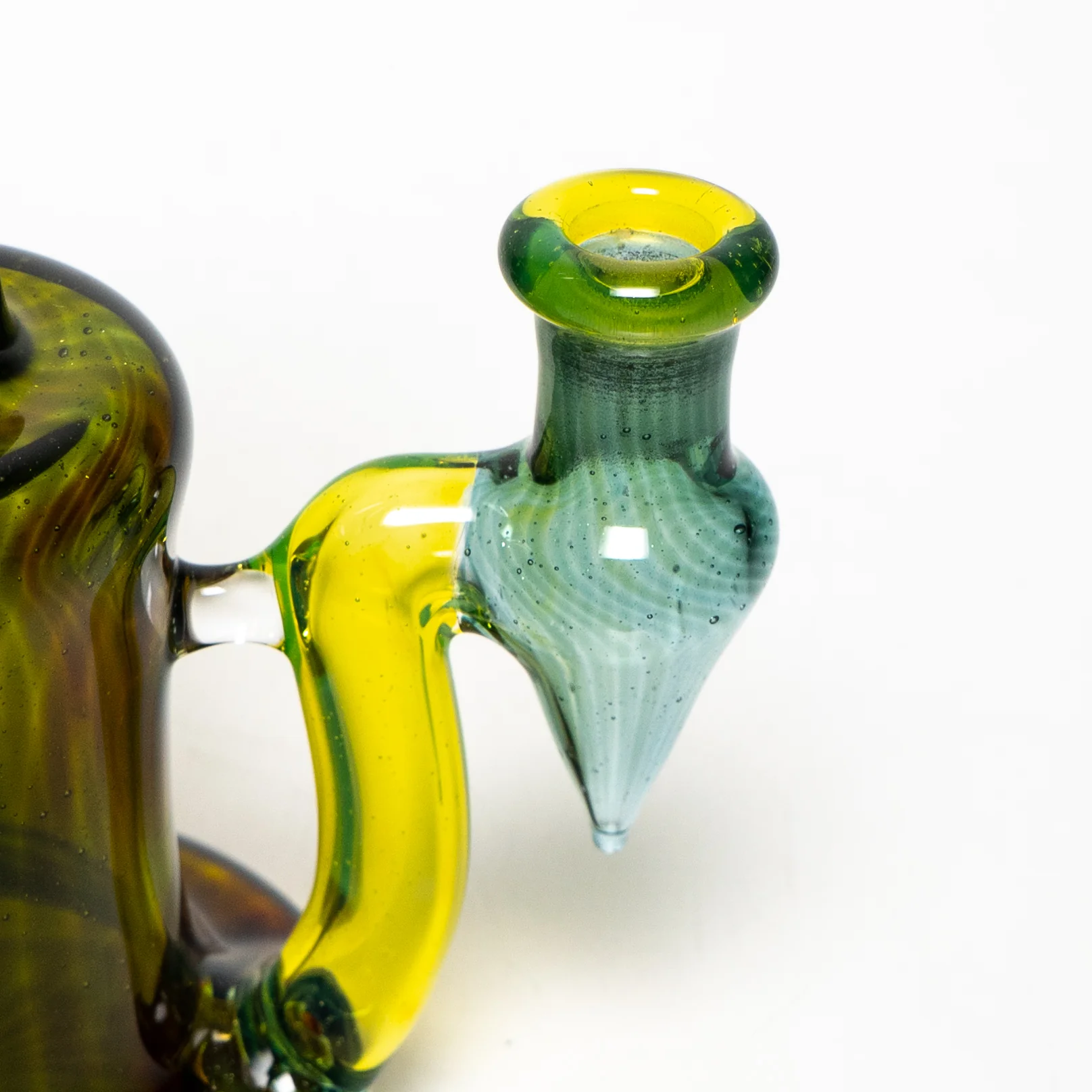 Unity Glassworks - Fixed Mini Tube - 10mm - IO Star & CFL Sunset Slyme - Image 5