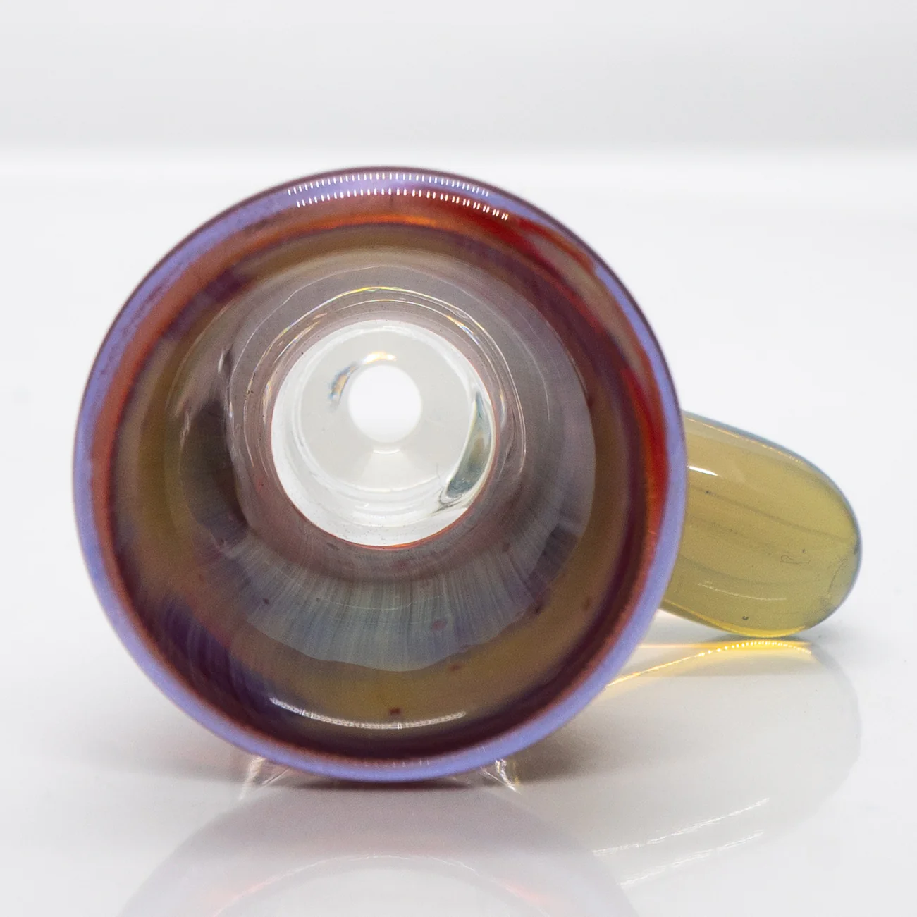 Unity Glassworks - Single Hole Martini Slide - 14mm - Aphrodesia & CFL Mirage - Image 3