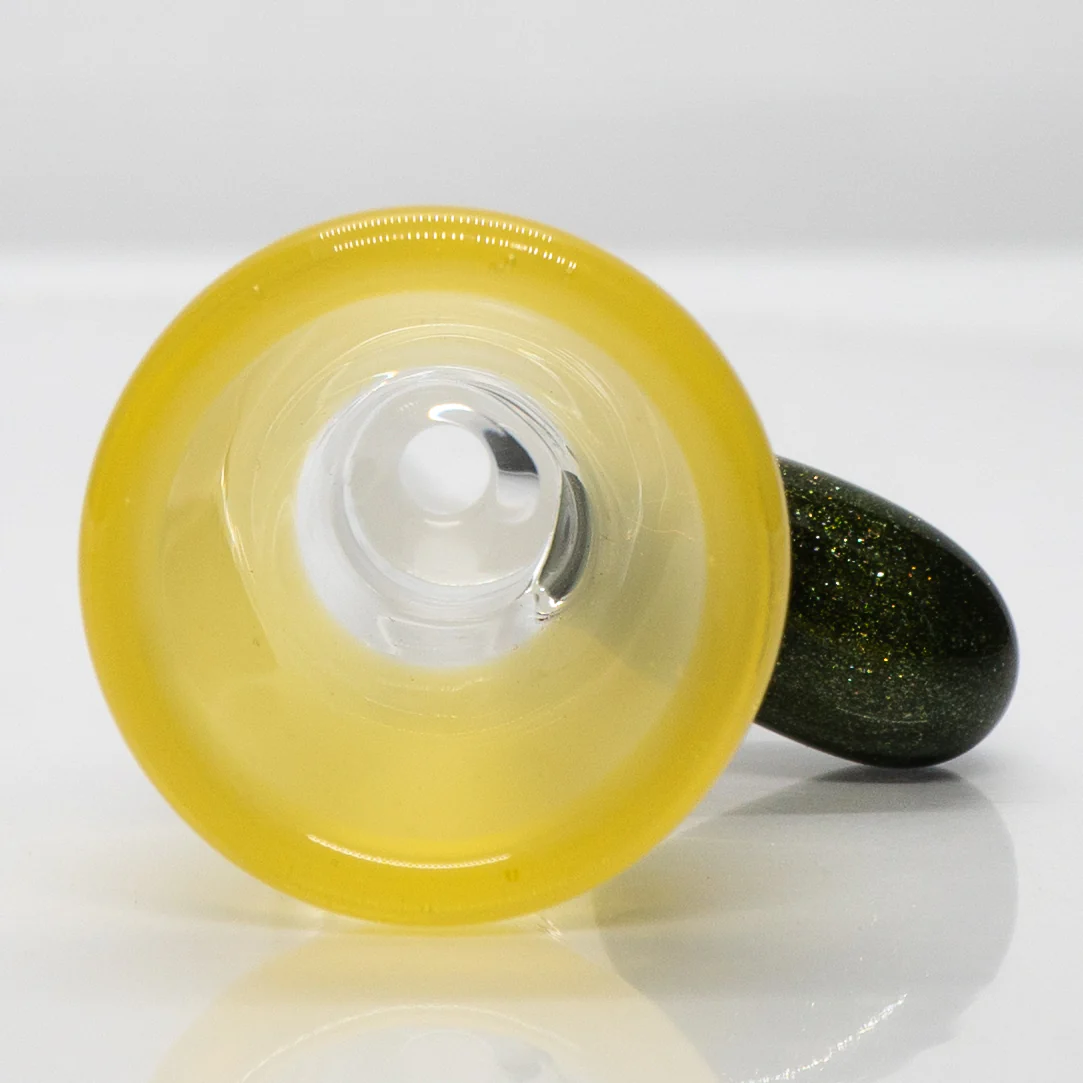 Unity Glassworks - Single Hole Martini Slide - 14mm - CFL Pastel Serum & Metal Fleck - Image 3