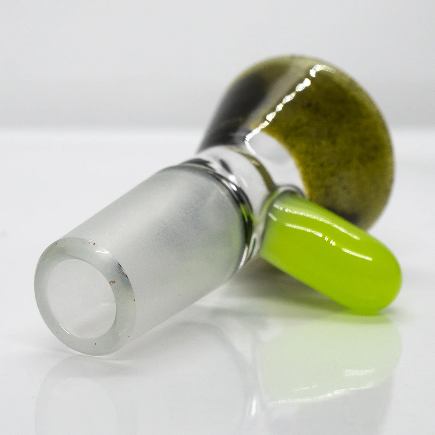 Unity Glassworks - Single Hole Martini Slide - 14mm - Metal Fleck & Antidote - Image 3