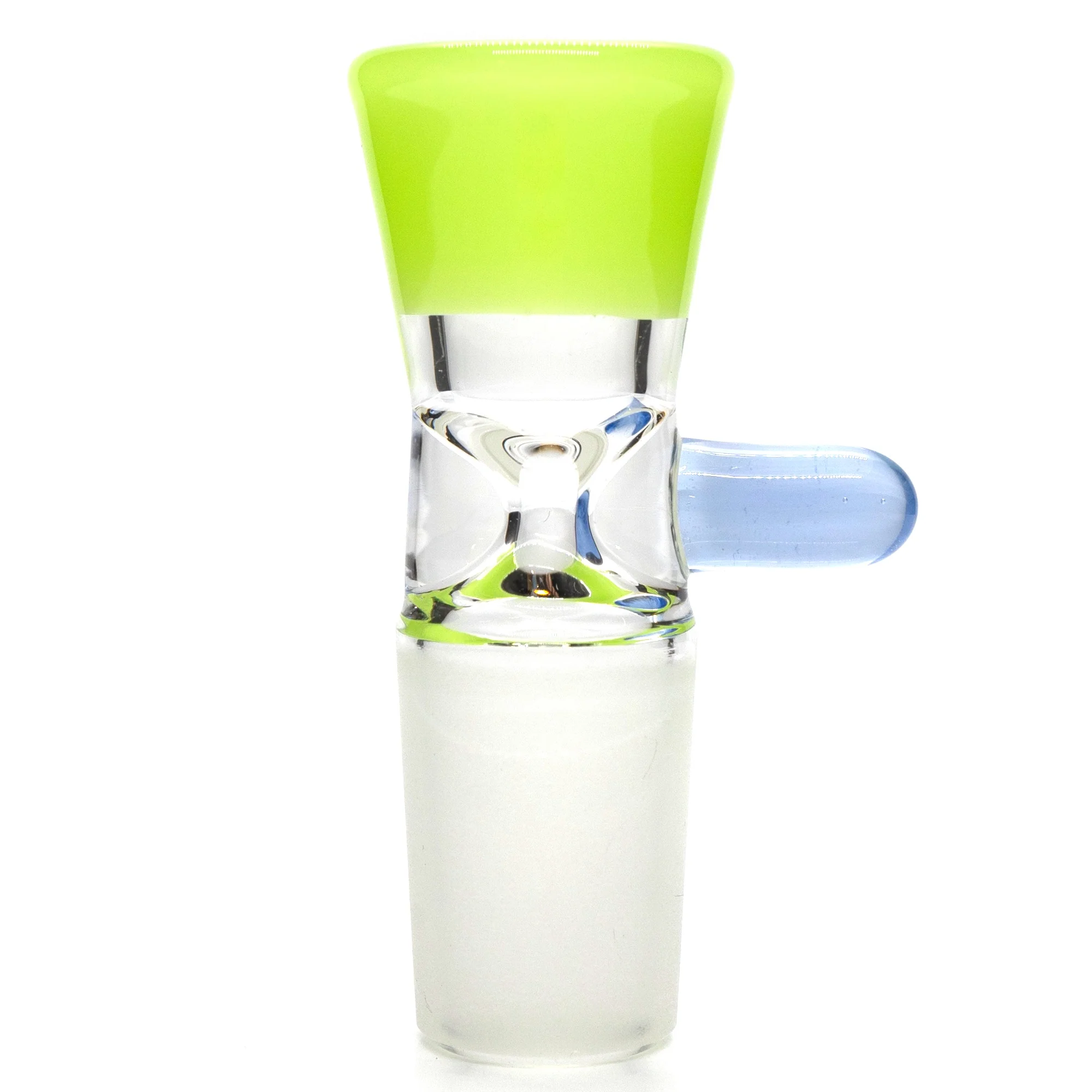 Unity Glassworks - Single Hole Martini Slide - 18mm - Antidote & Light Blue Satin