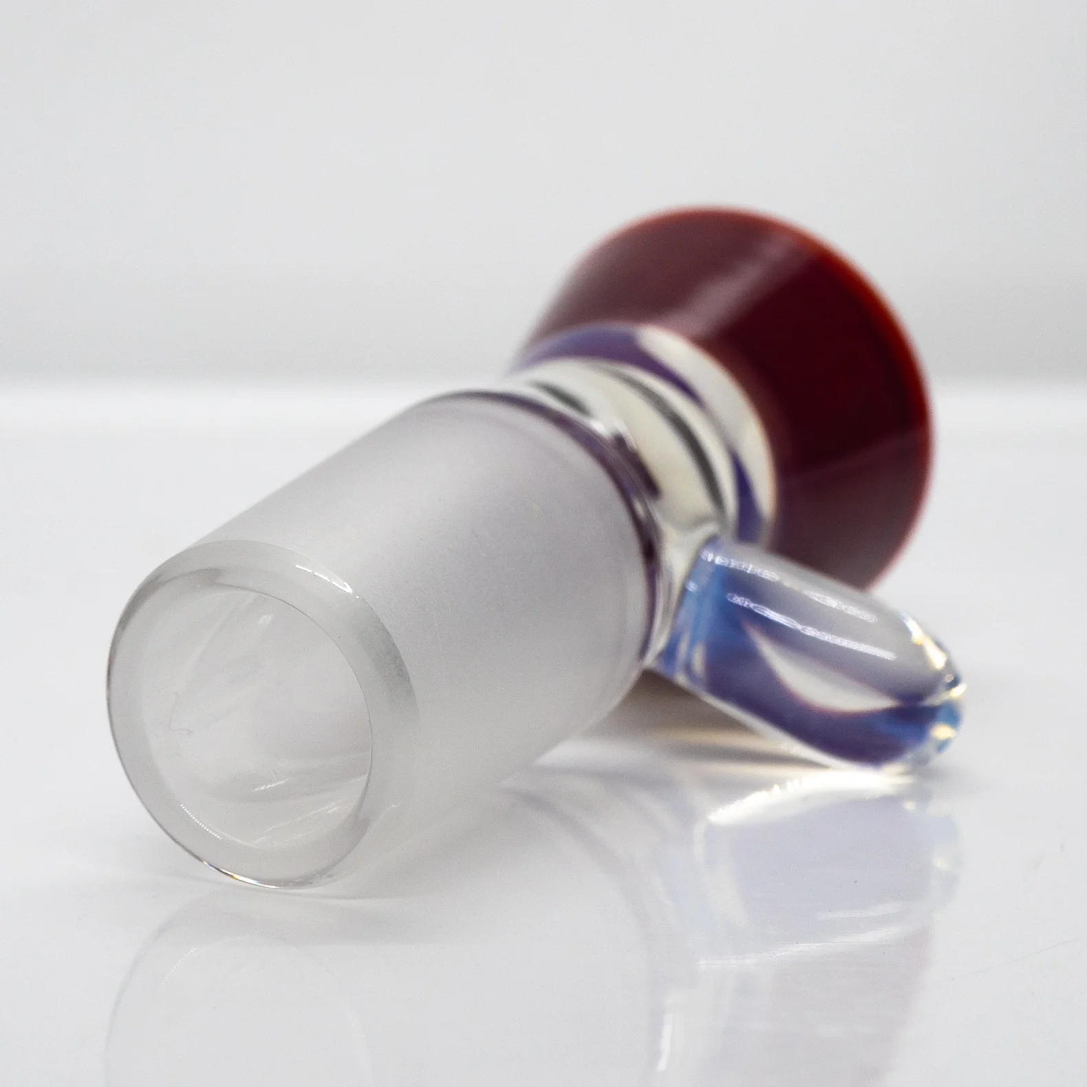 Unity Glassworks - Single Hole Martini Slide - 18mm - Aphrodesia & Ghost - Image 4