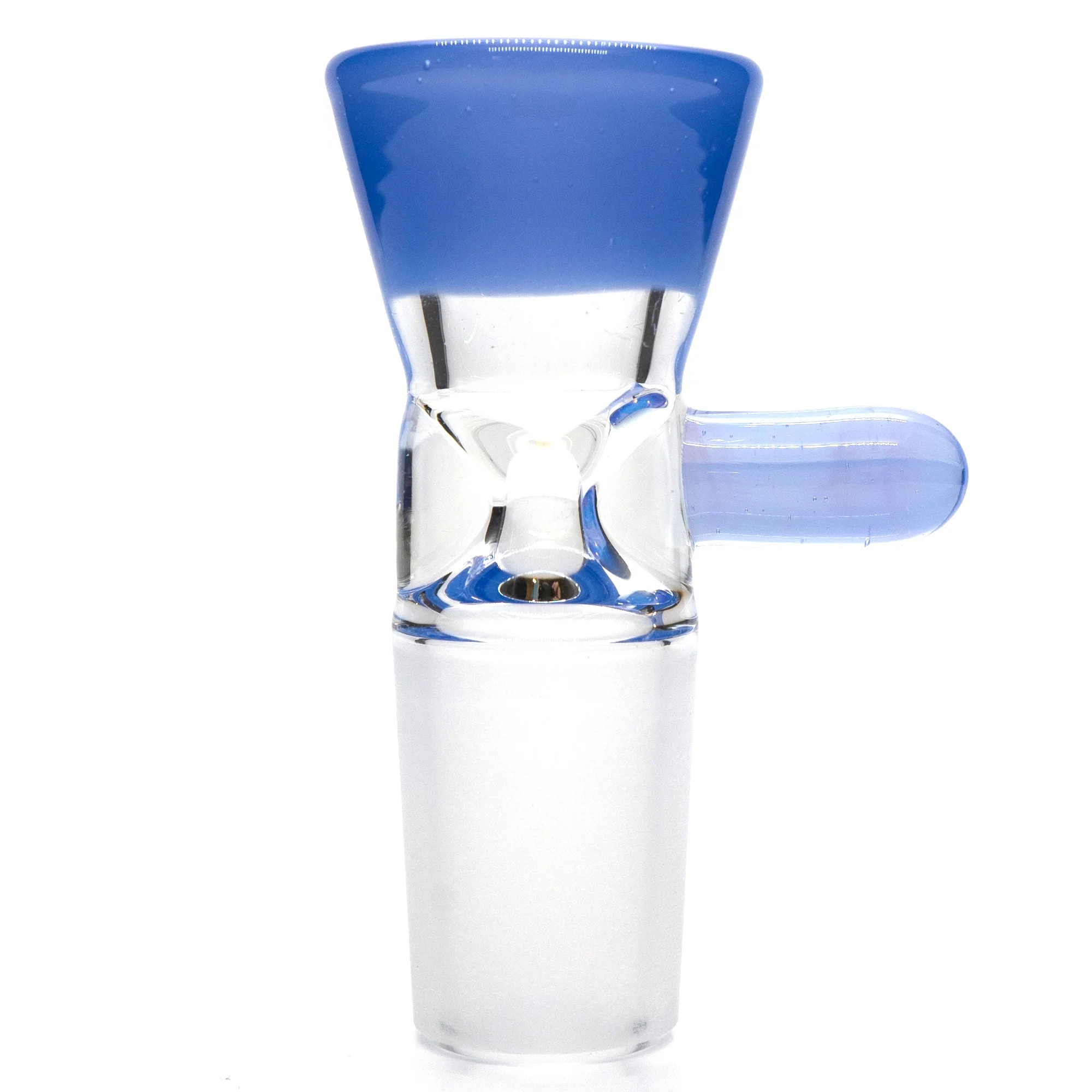 Unity Glassworks - Single Hole Martini Slide - 18mm - Baby Blue Cheese & Lucid