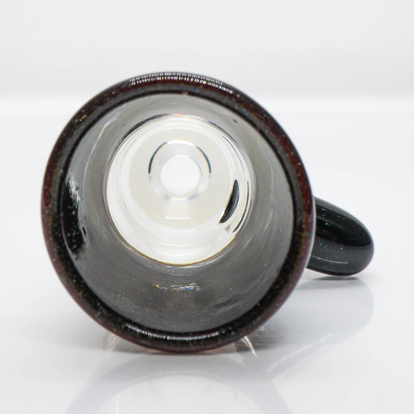 Unity Glassworks - Single Hole Martini Slide - 18mm - Candy Apple Red & Galaxy - Image 2