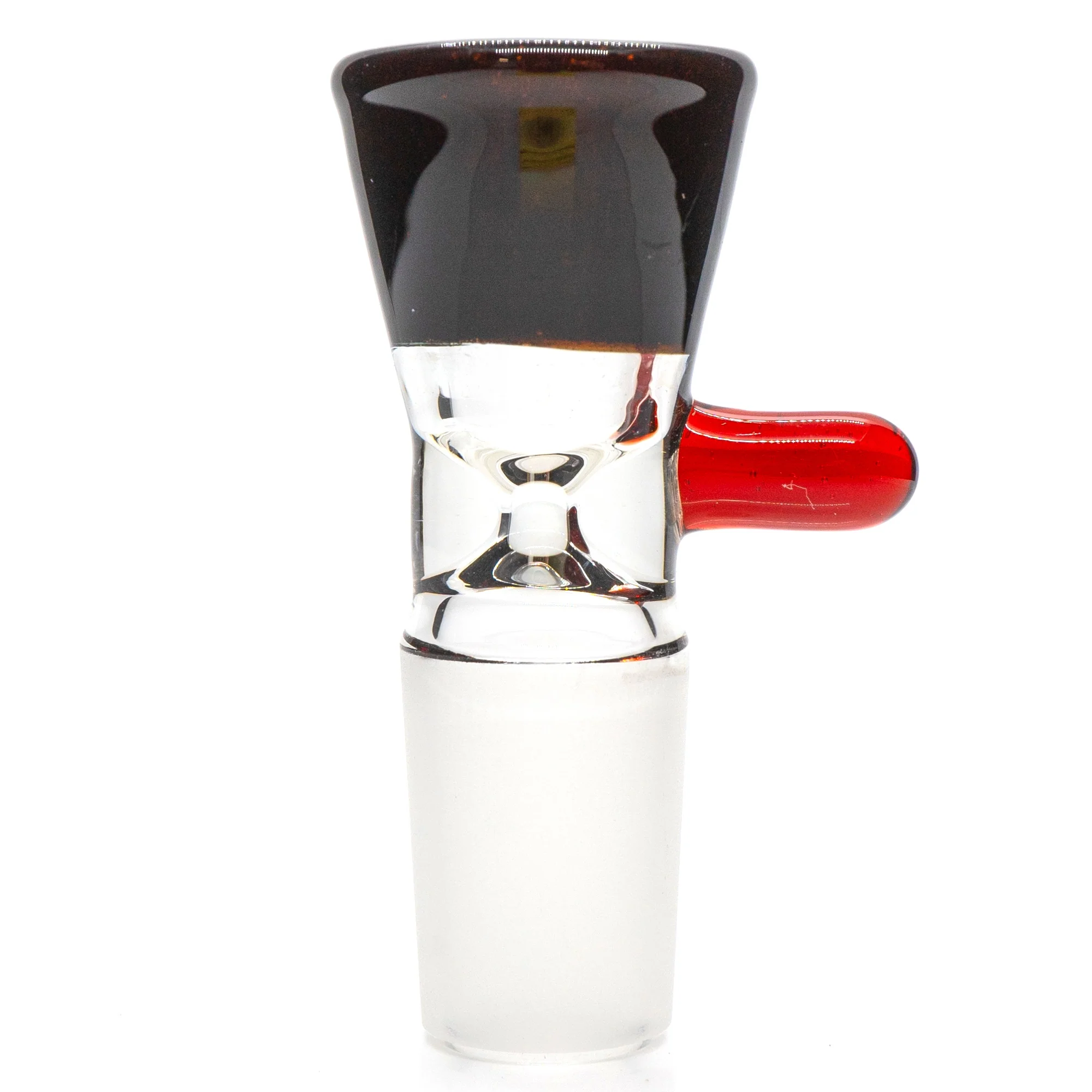 Unity Glassworks - Single Hole Martini Slide - 18mm - Candy Apple Red & Pomegranate