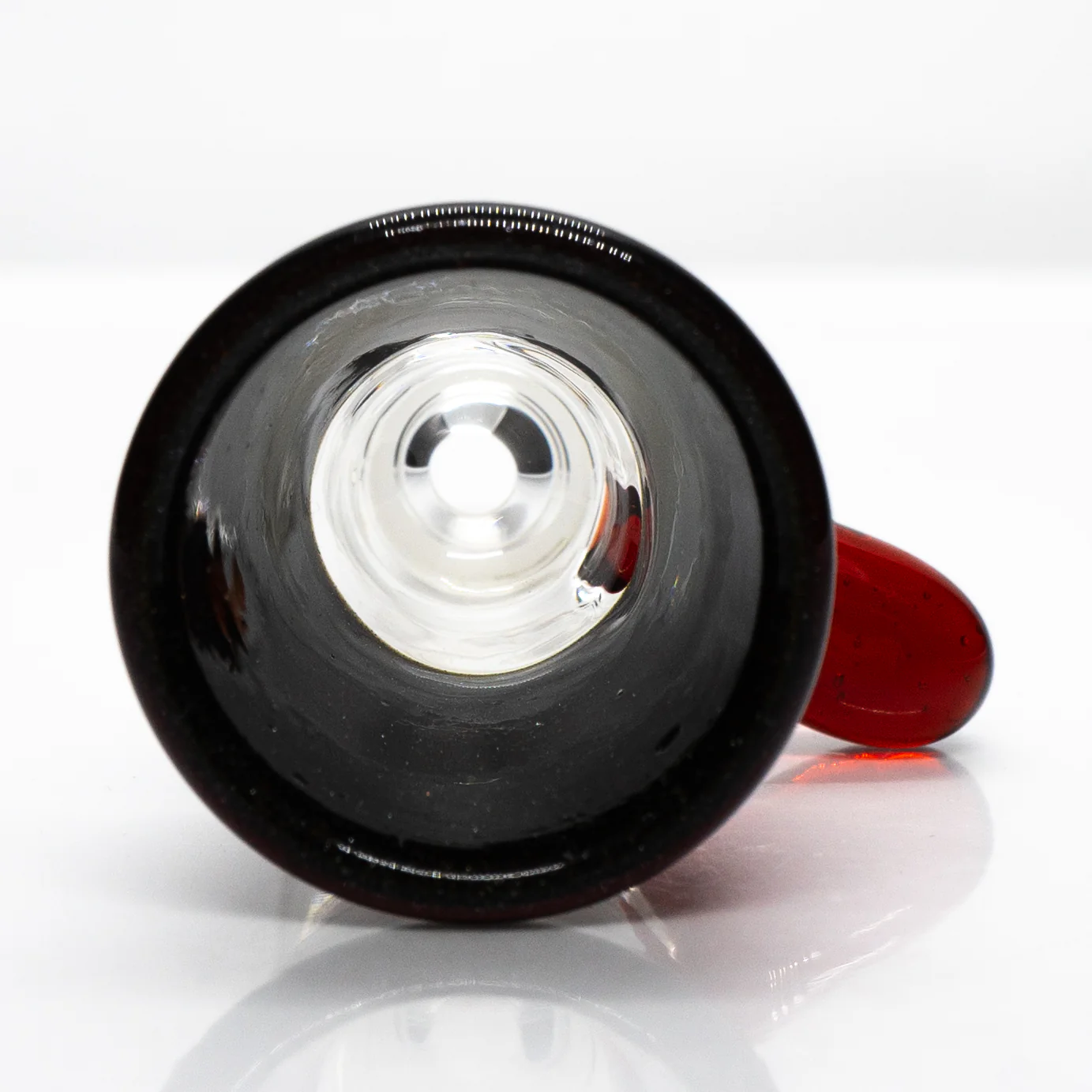 Unity Glassworks - Single Hole Martini Slide - 18mm - Candy Apple Red & Pomegranate - Image 2