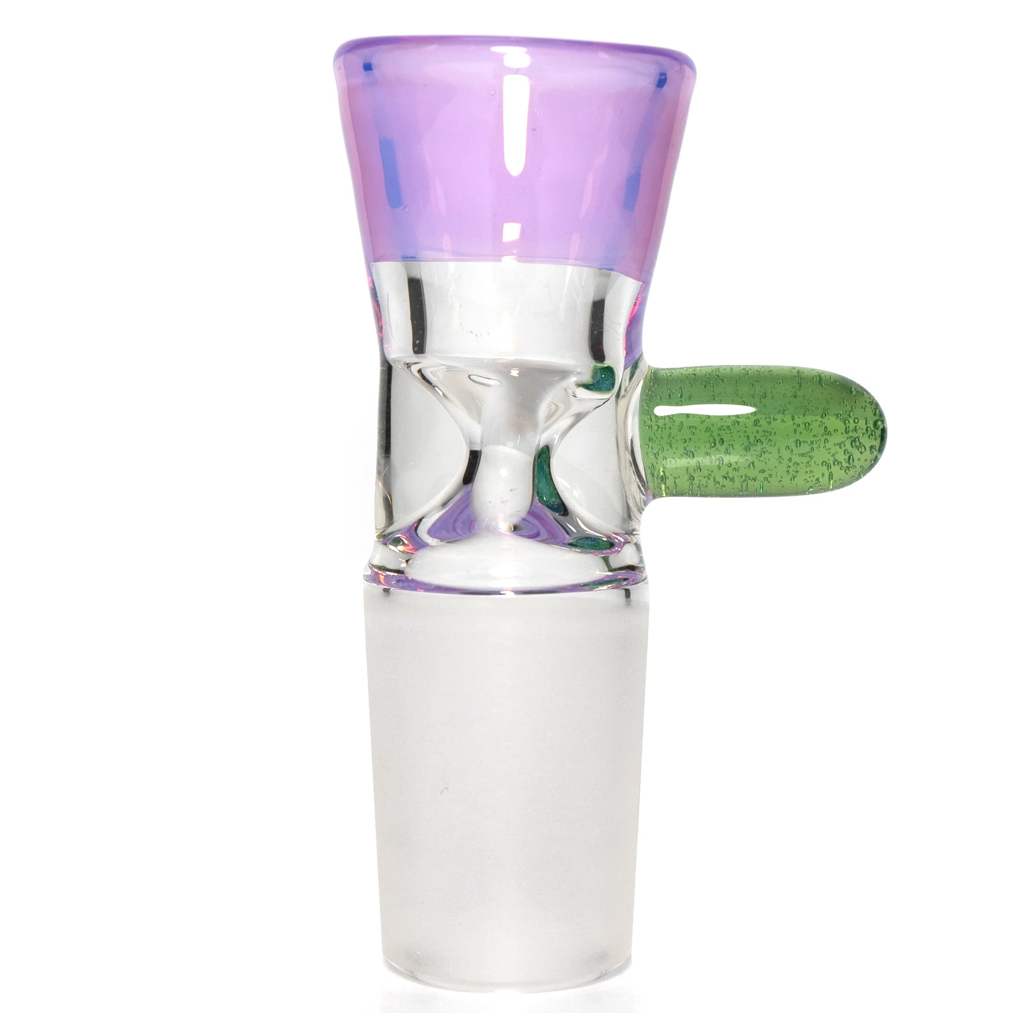 Unity Glassworks - Single Hole Martini Slide - 18mm - CFL Mirage & Sea Slyme - Image 2