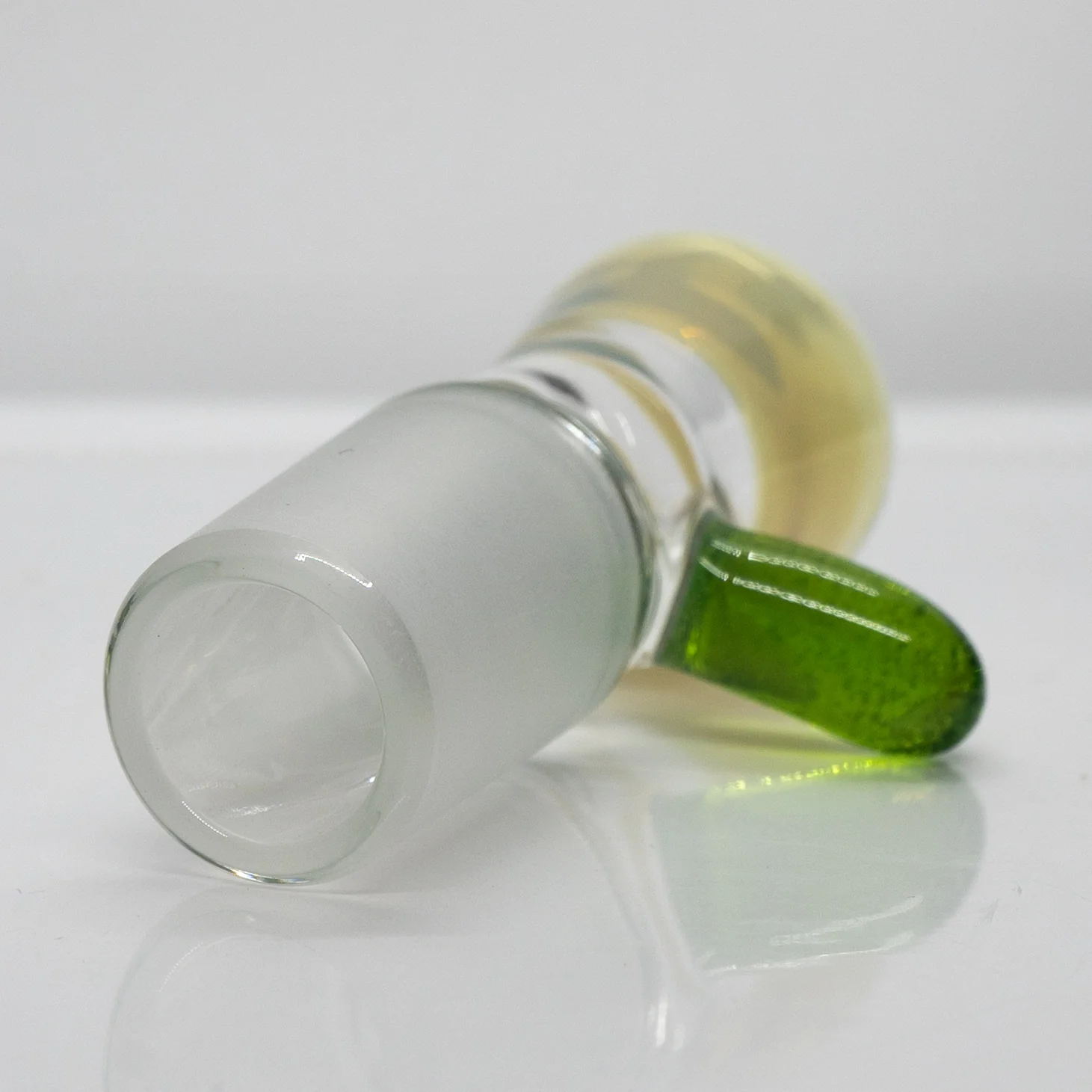 Unity Glassworks - Single Hole Martini Slide - 18mm - CFL Mirage & Sea Slyme - Image 4
