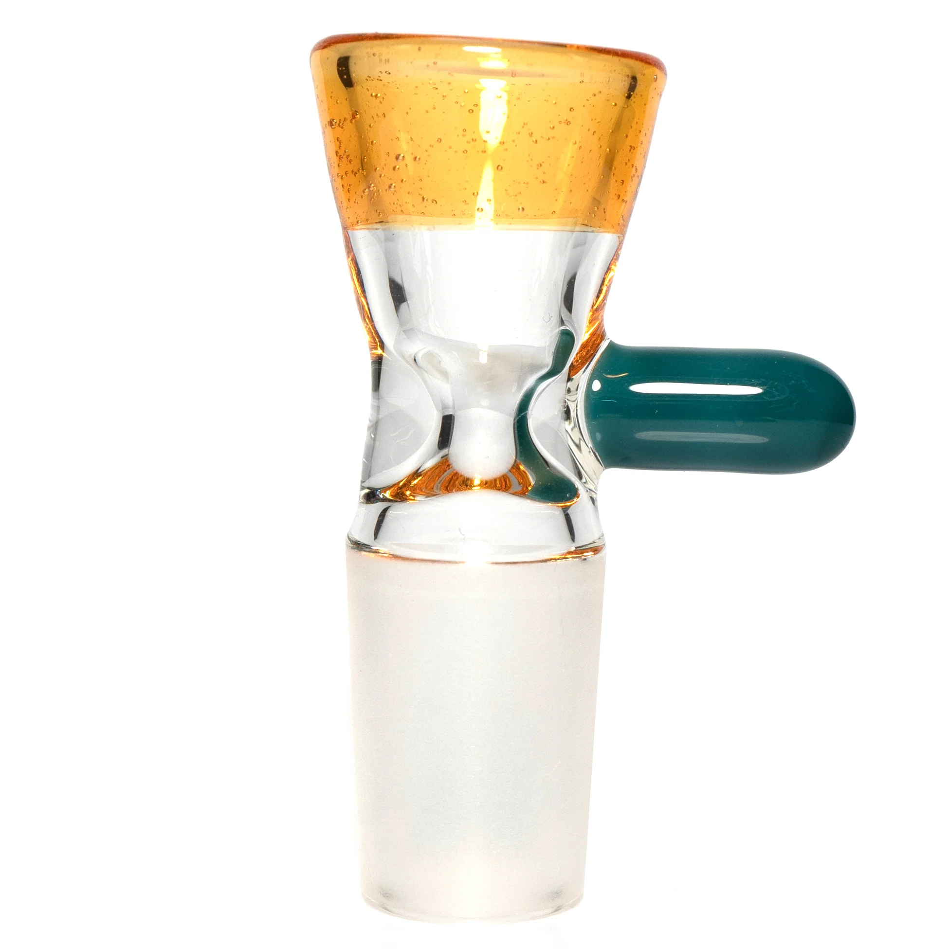 Unity Glassworks - Single Hole Martini Slide - 18mm - CFL Terps & Agua Azul - Image 2
