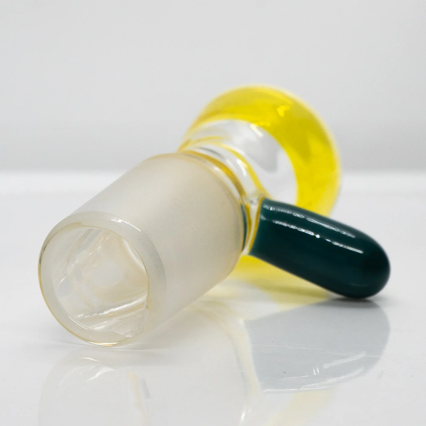 Unity Glassworks - Single Hole Martini Slide - 18mm - CFL Terps & Agua Azul - Image 4