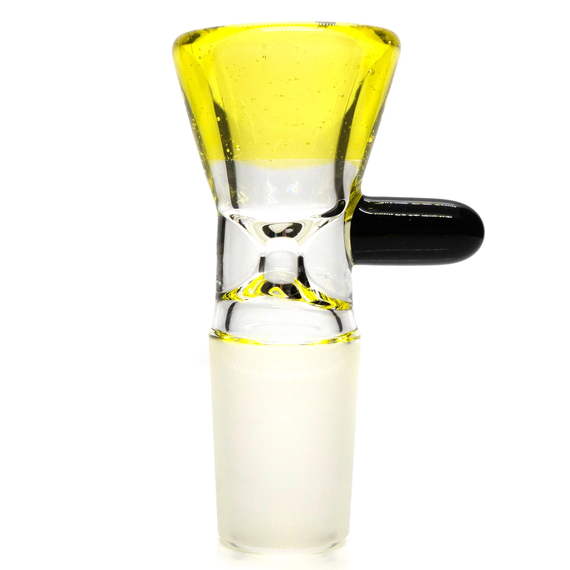 Unity Glassworks - Single Hole Martini Slide - 18mm - Citrine & Galaxy