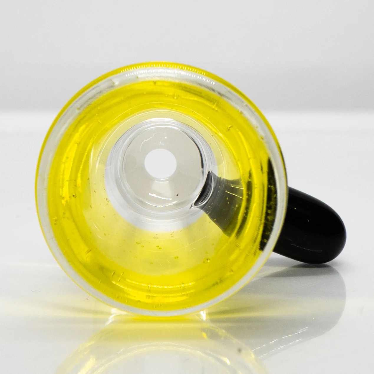 Unity Glassworks - Single Hole Martini Slide - 18mm - Citrine & Galaxy - Image 2