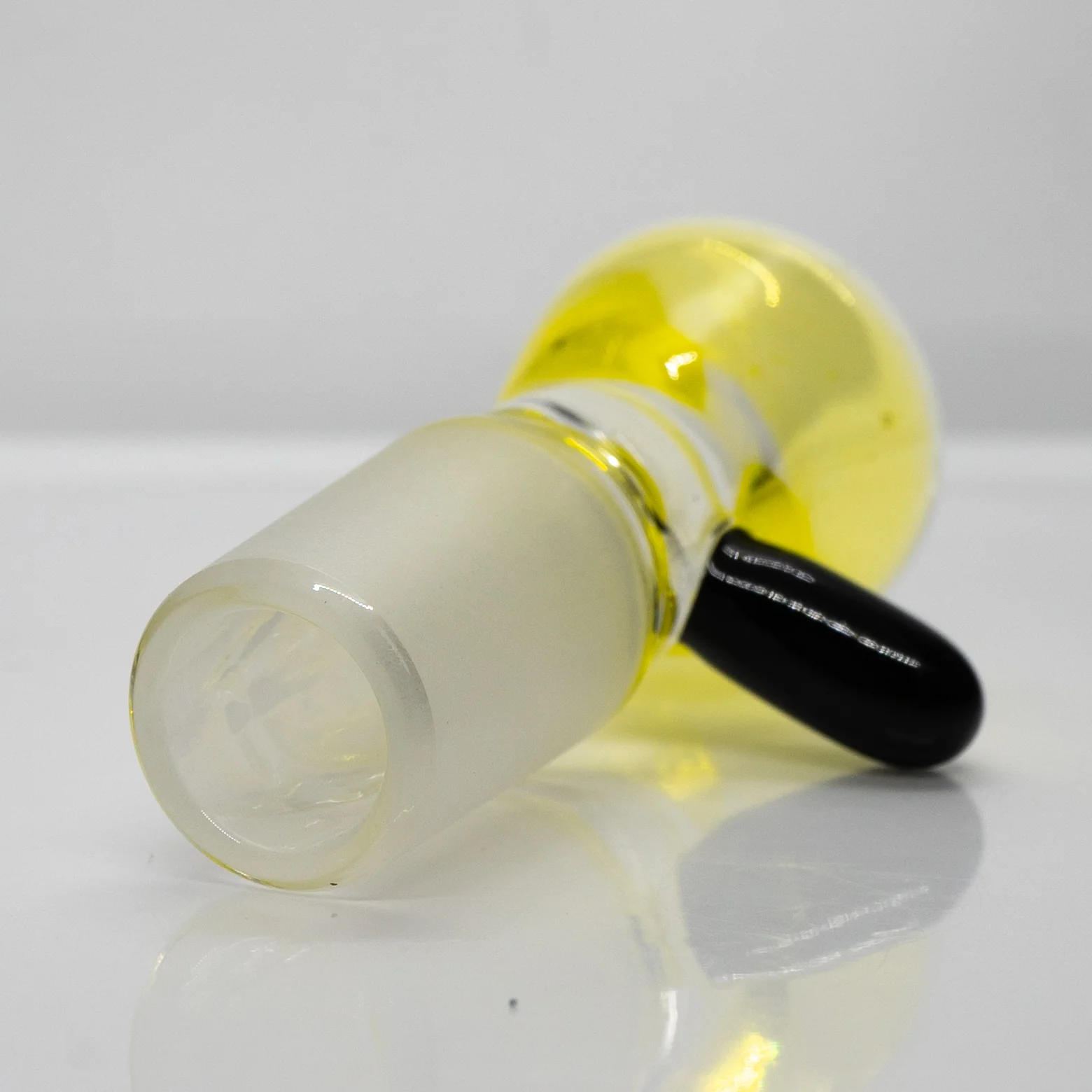Unity Glassworks - Single Hole Martini Slide - 18mm - Citrine & Galaxy - Image 3