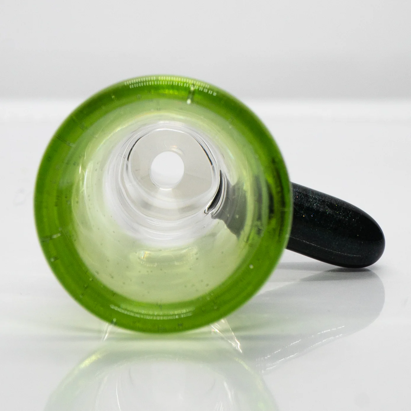 Unity Glassworks - Single Hole Martini Slide - 18mm - NS Exp. Green & Unobtainium - Image 2