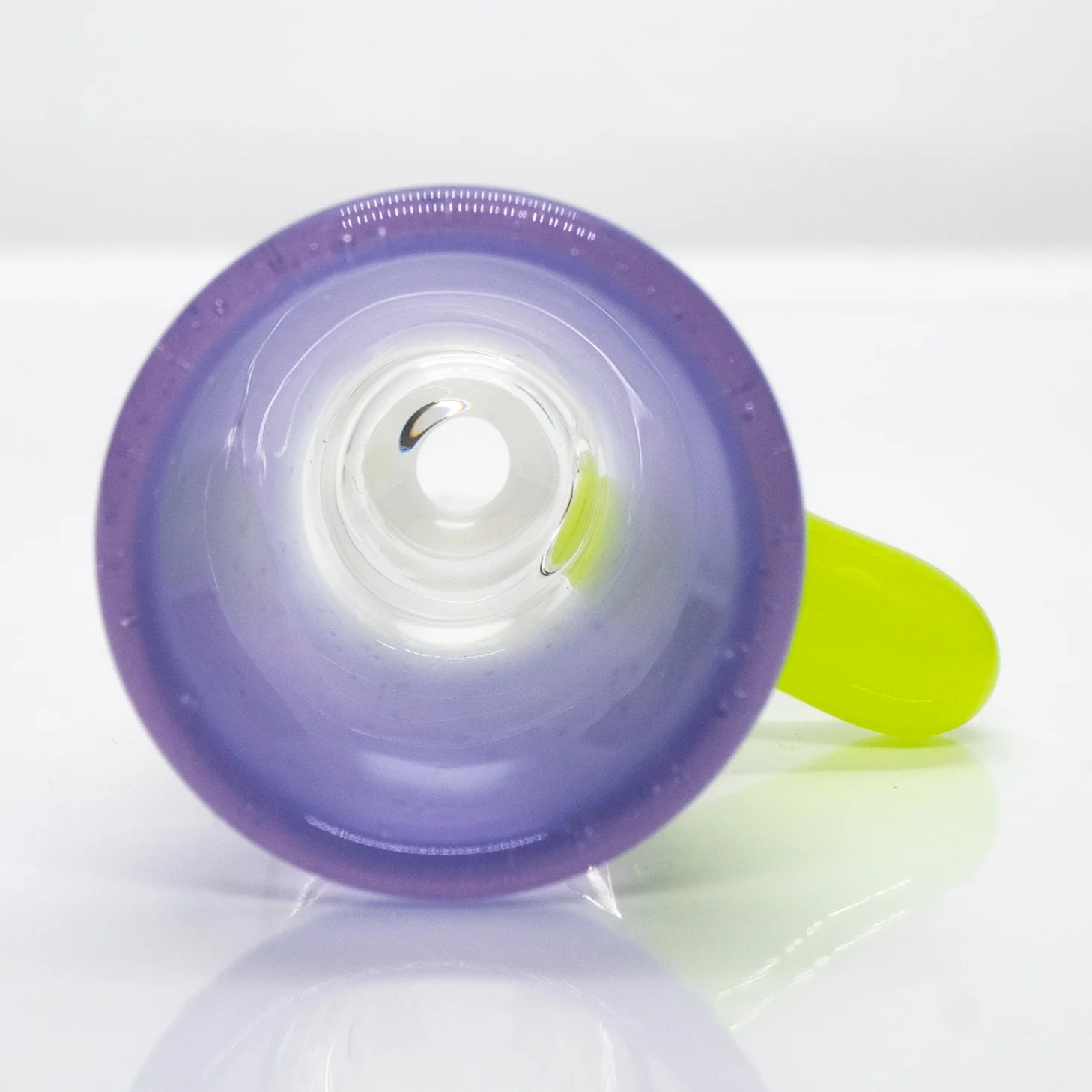 Unity Glassworks - Single Hole Martini Slide - 18mm - Purple Satin & Antidote - Image 2