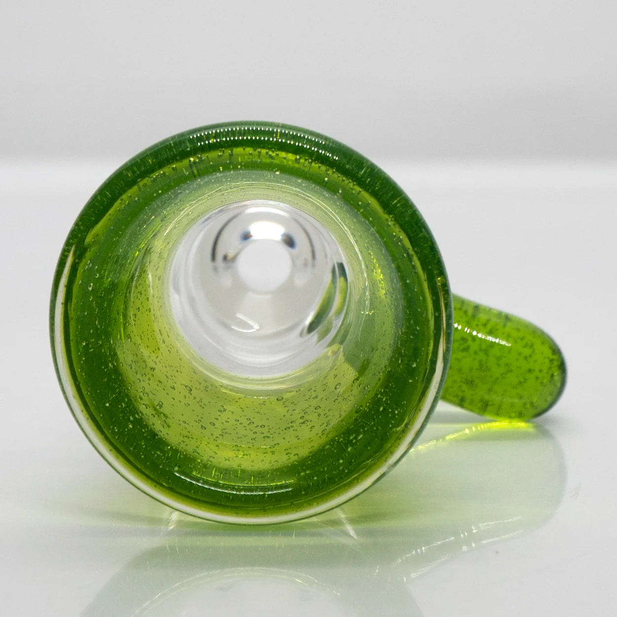 Unity Glassworks - Single Hole Martini Slide - 18mm - Sea Slyme - Image 2