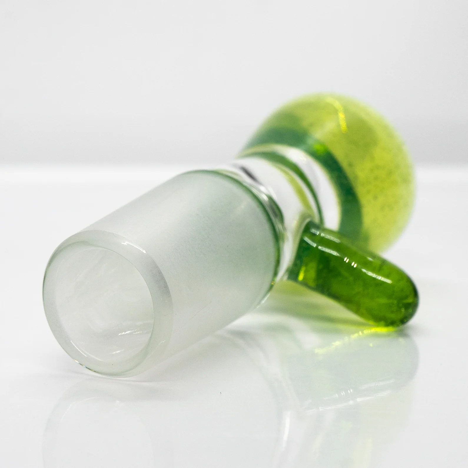 Unity Glassworks - Single Hole Martini Slide - 18mm - Sea Slyme - Image 3