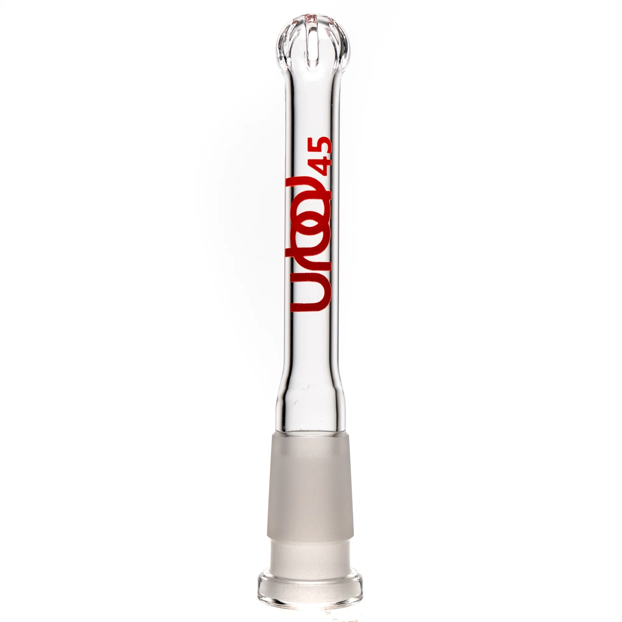 Urbal Technologies - 6 Slit Downstem - 4.5" - Clear w/ Red Connection Label
