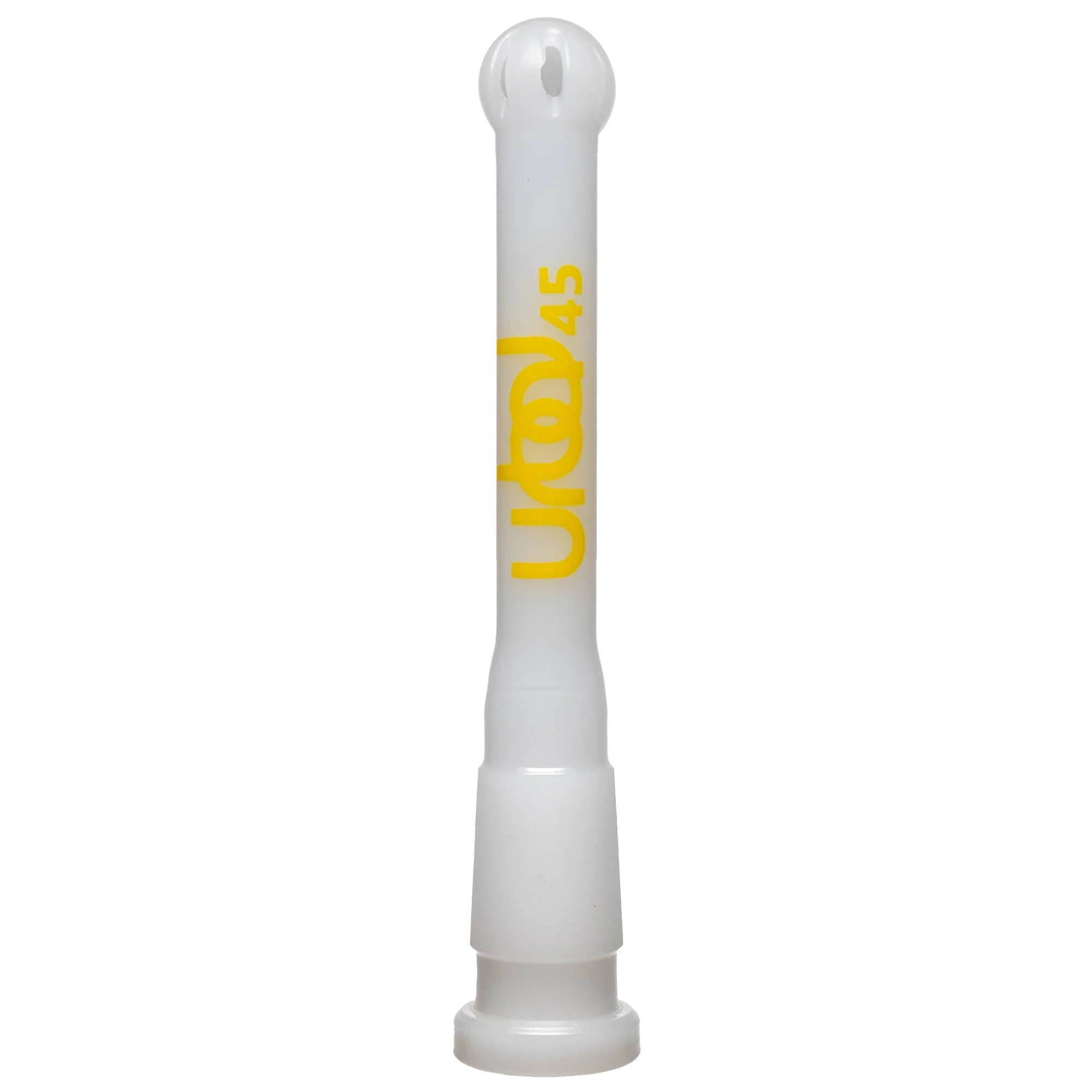 Urbal Technologies - 6 Slit Downstem - 4.5" - White w/ Yellow Connection Label