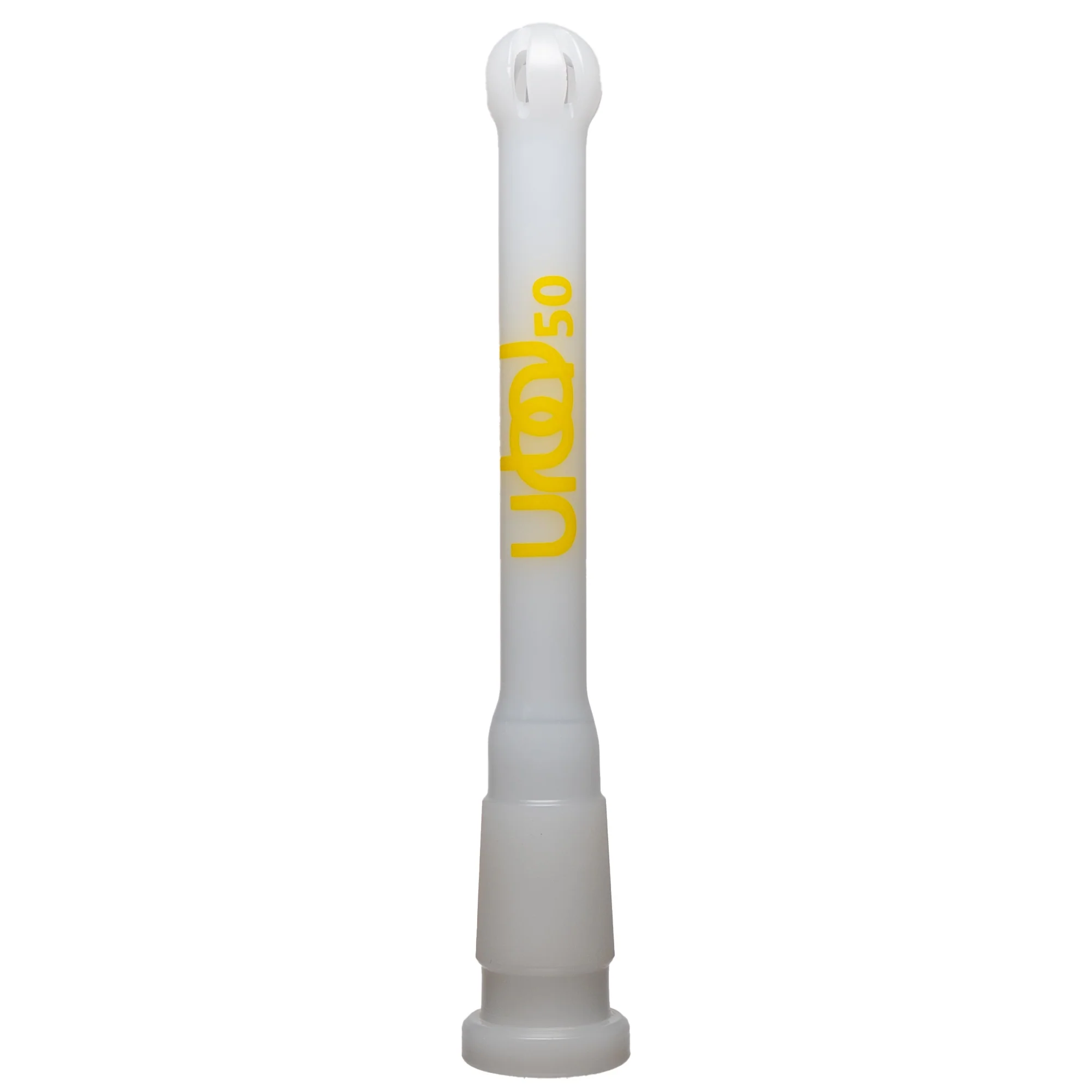 Urbal Technologies - 6 Slit Downstem - 5.0" - White w/ Yellow Connection Label
