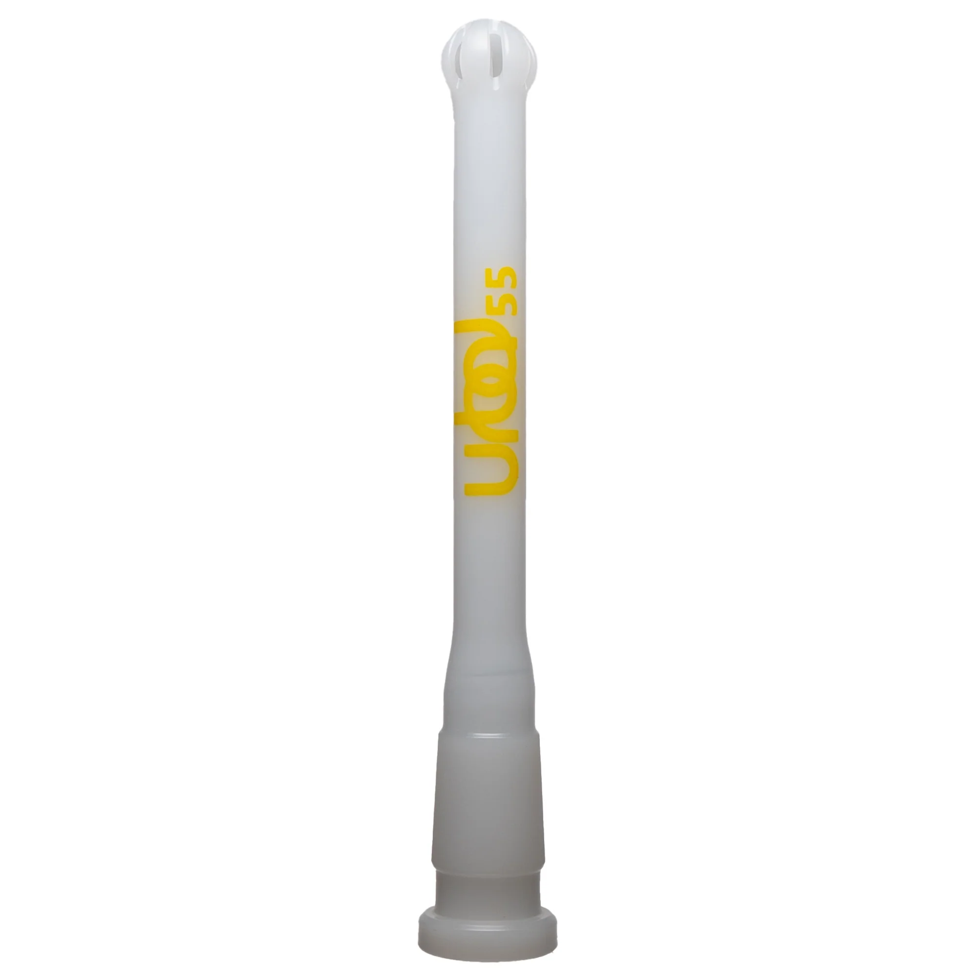 Urbal Technologies - 6 Slit Downstem - 5.5" - White w/ Yellow Connection Label