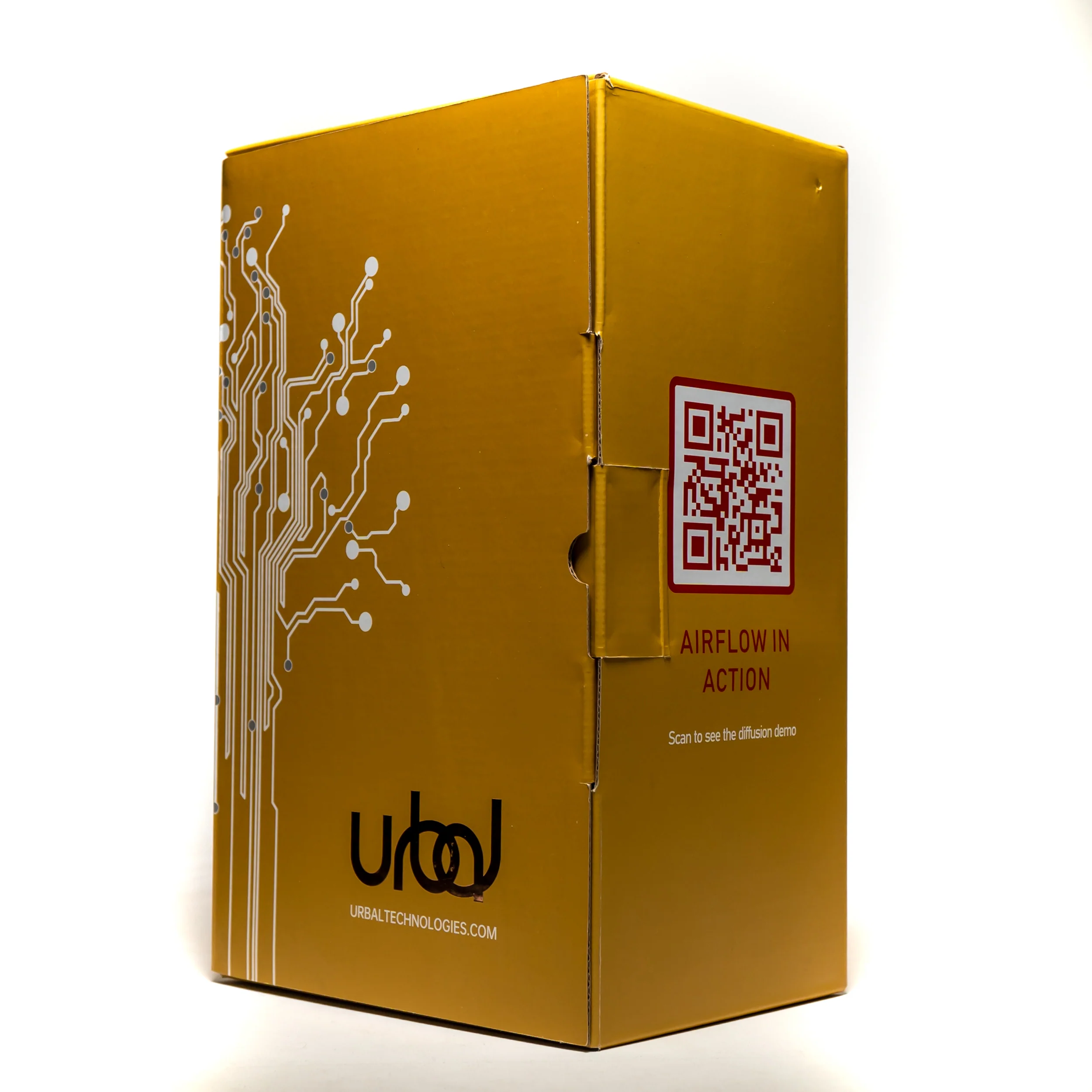 Urbal Technologies - Hybrid 4 Hole Bubbler - 18mm - Blue Tree Label - Image 2