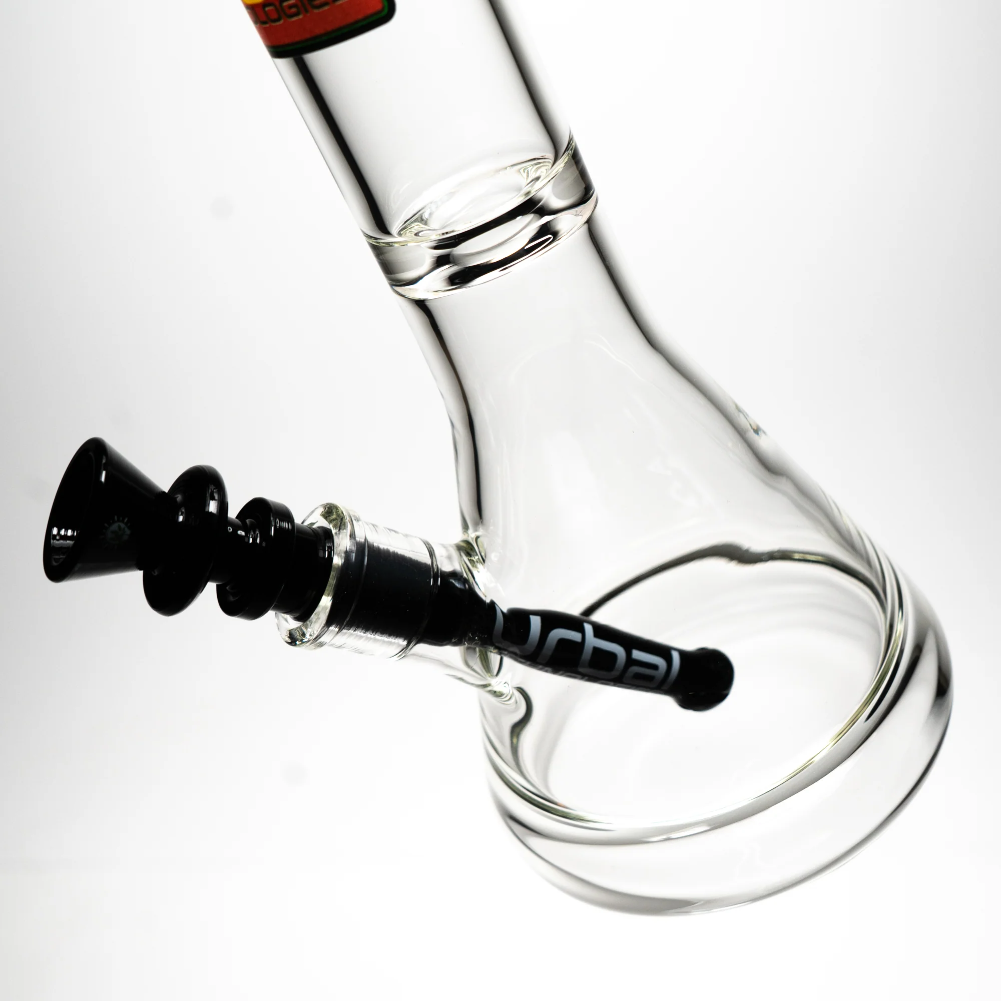 Urbal Technologies - 13" Beaker - 45x5 - Red Rasta Label - Image 5