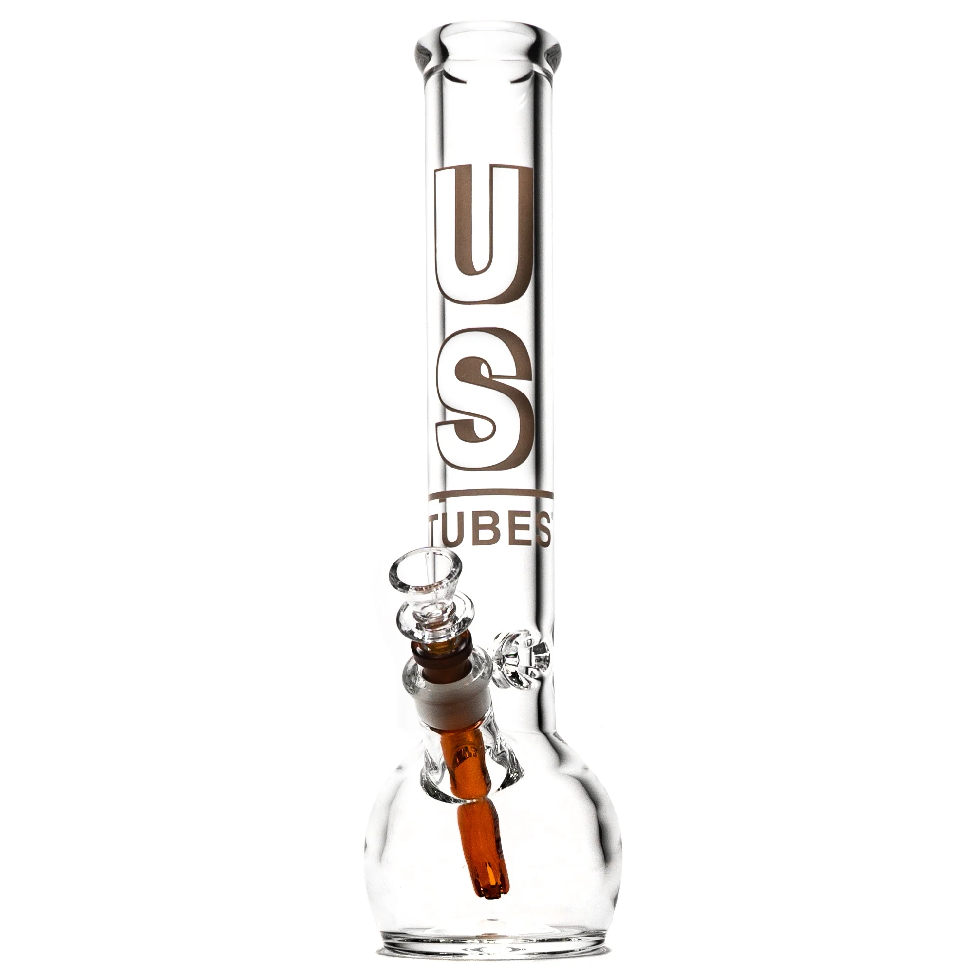 US Tubes - 14" Round Bottom 50x7 - Ice Pinch - Brown Shadow Label