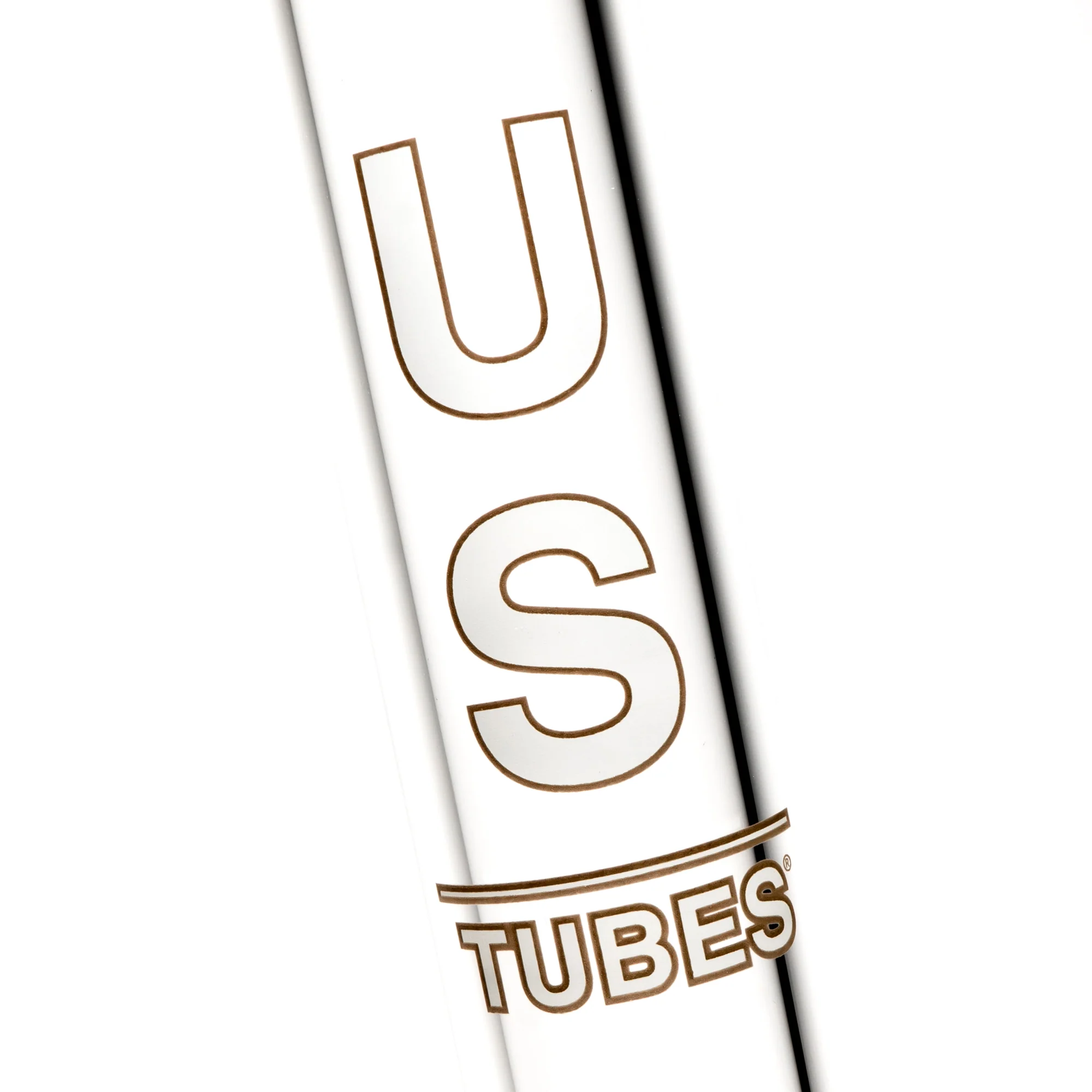 US Tubes - 17" Beaker 50x7 - Constriction - White & Brown Vertical Label - Image 3