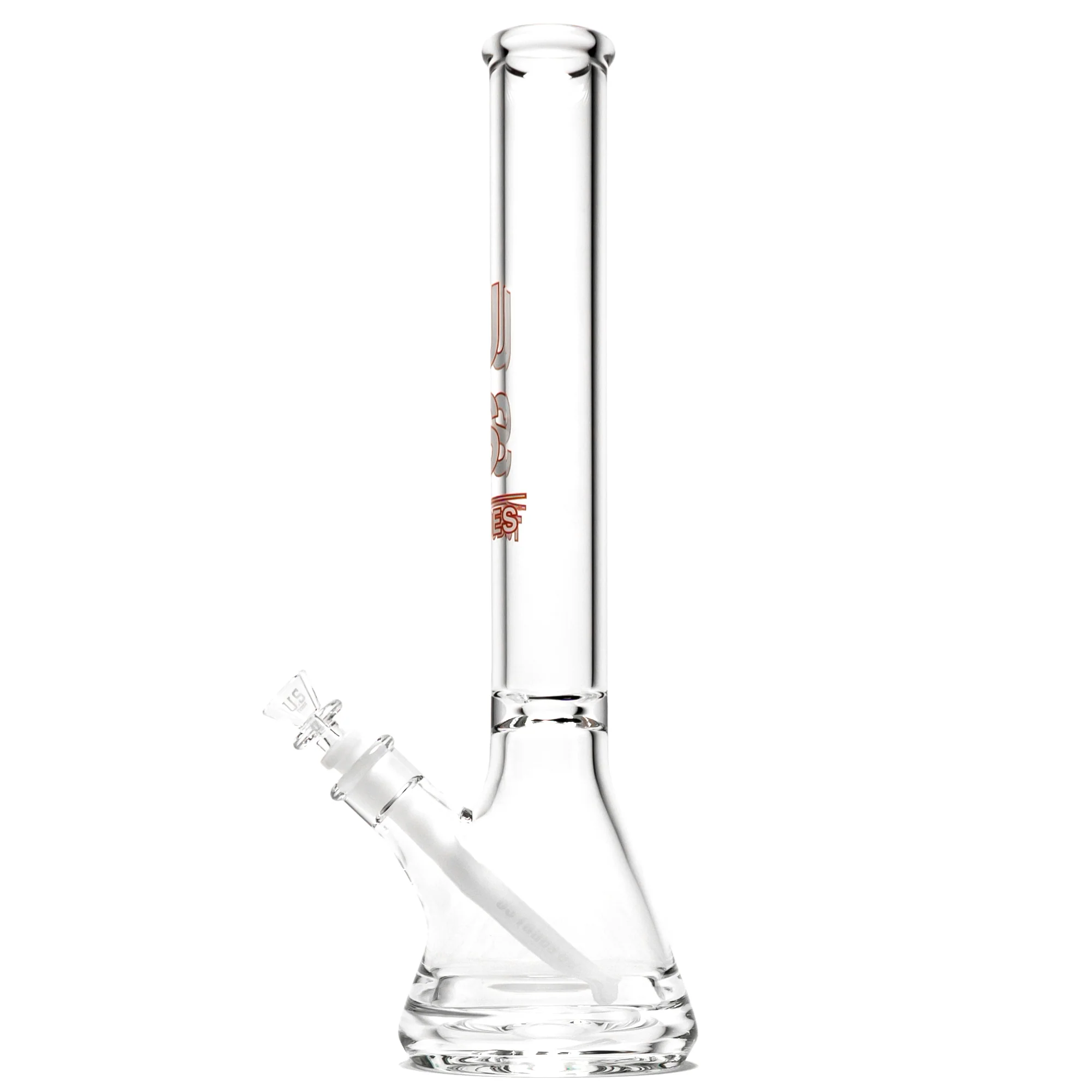 US Tubes - 17" Beaker 50x7 - Constriction - White & Red Vertical Label - Image 2