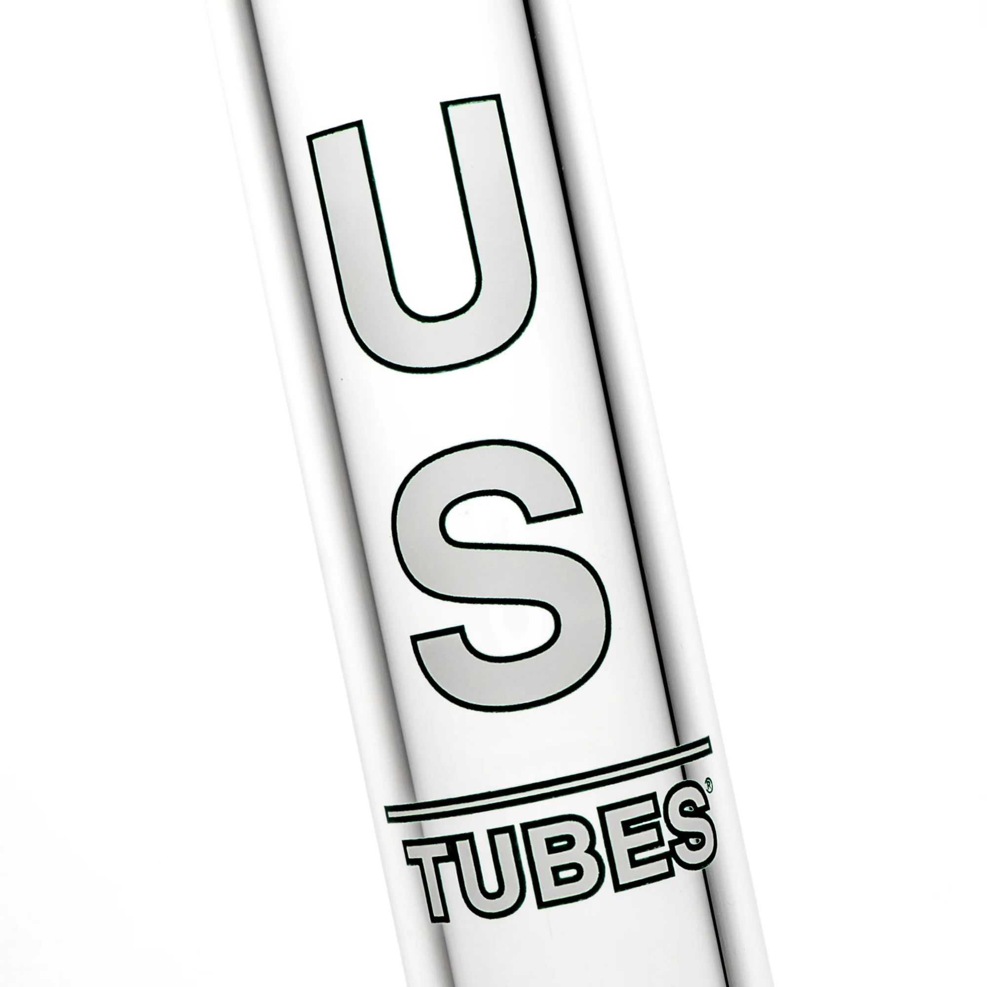 US Tubes - 17" Beaker 50x7 - Constriction - White & Teal Vertical Label - Image 3
