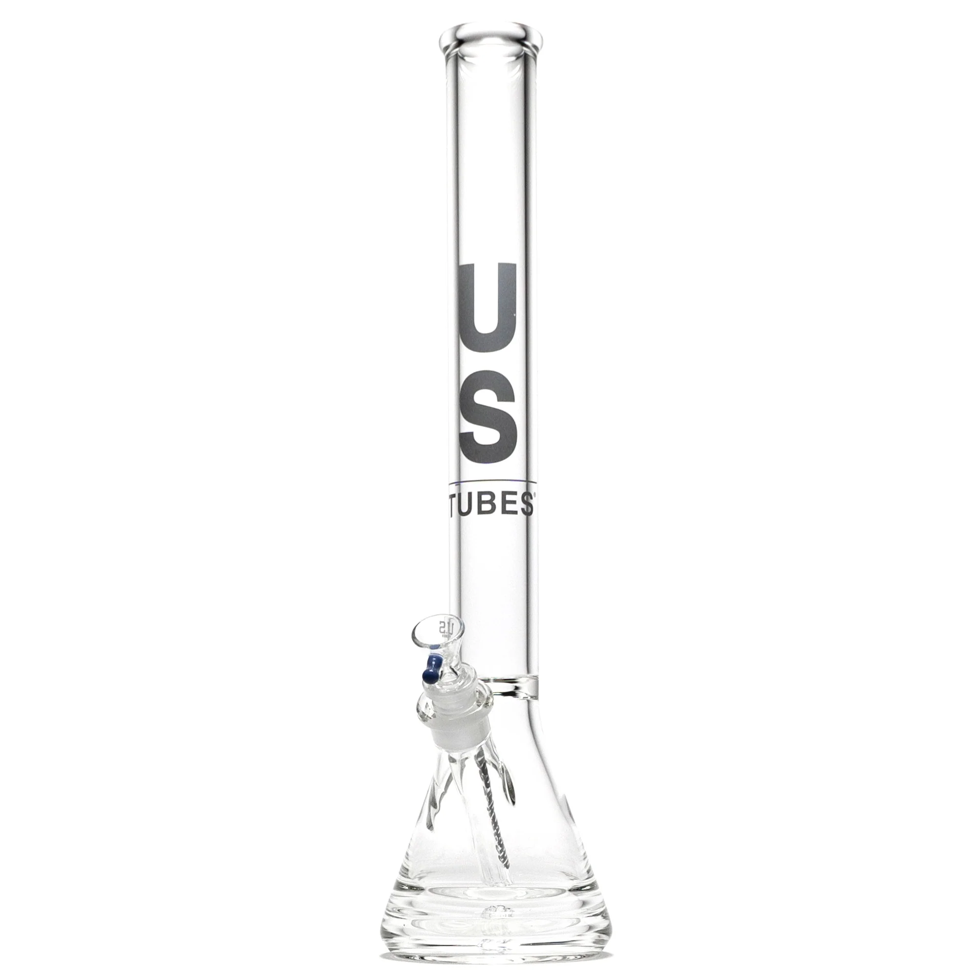 US Tubes - 20" Beaker 50x7 w/ 24mm Joint - Constriction - Grey Vertical Label