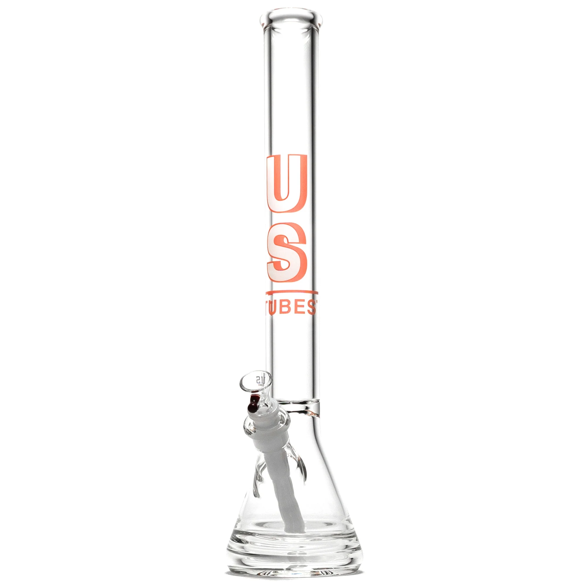 US Tubes - 20" Beaker 50x7 w/ 24mm Joint - Constriction - Red Shadow Label